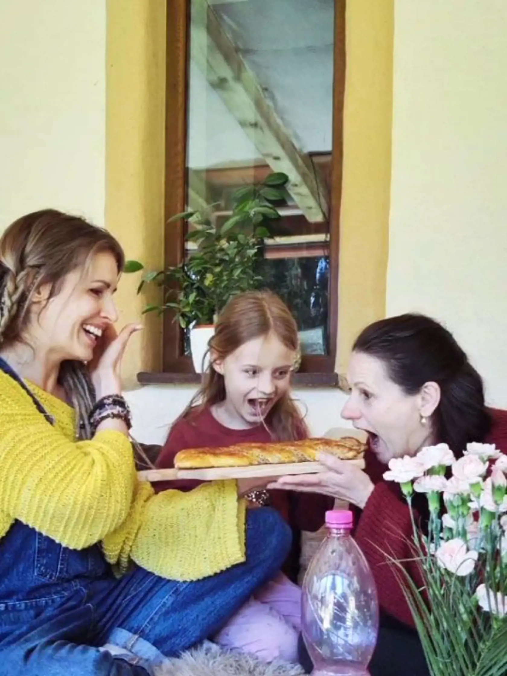 Miriam s maminou a dcérkou.