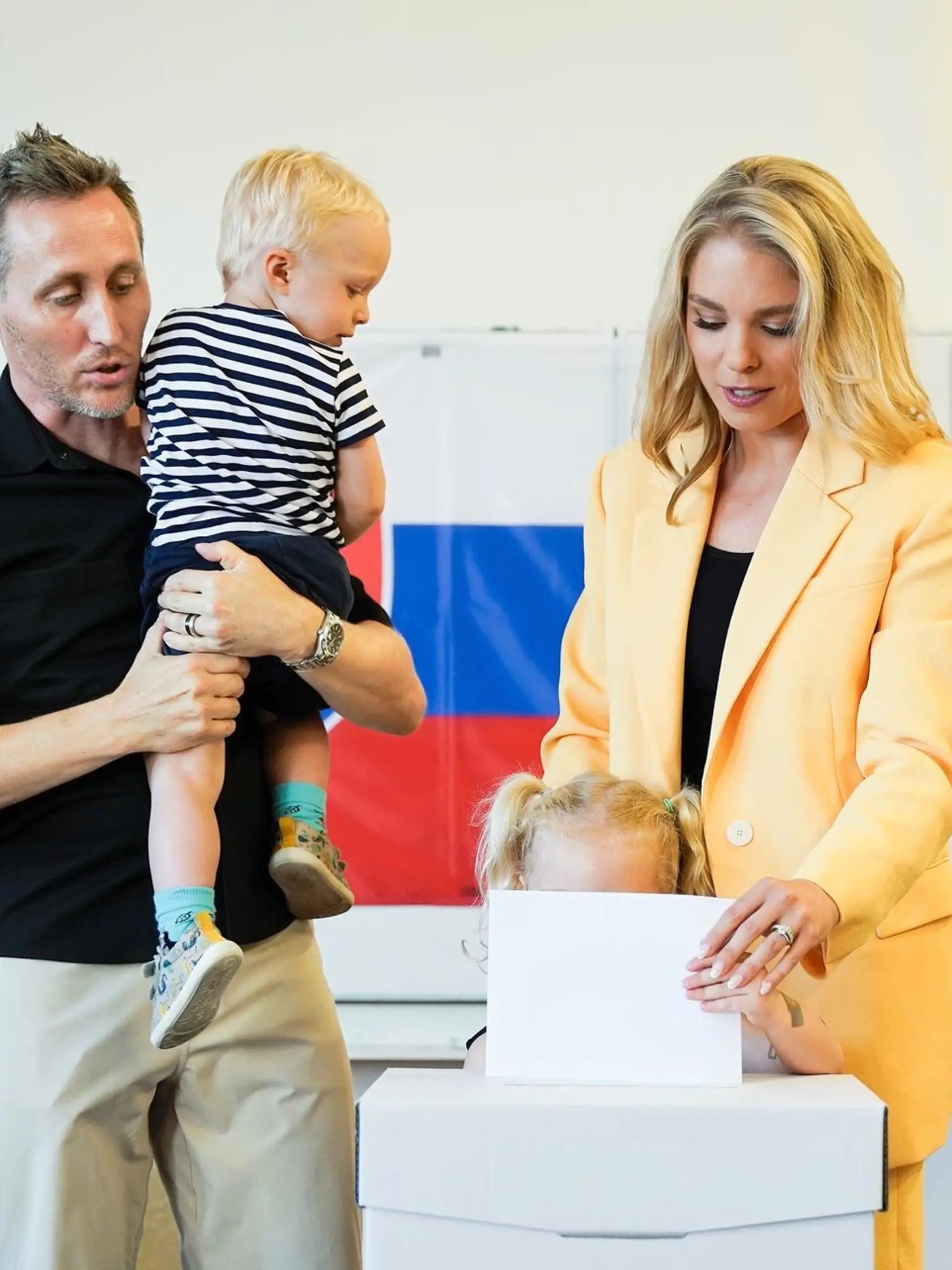 Veronika Ostrihoňová zverejnila foto z volieb.