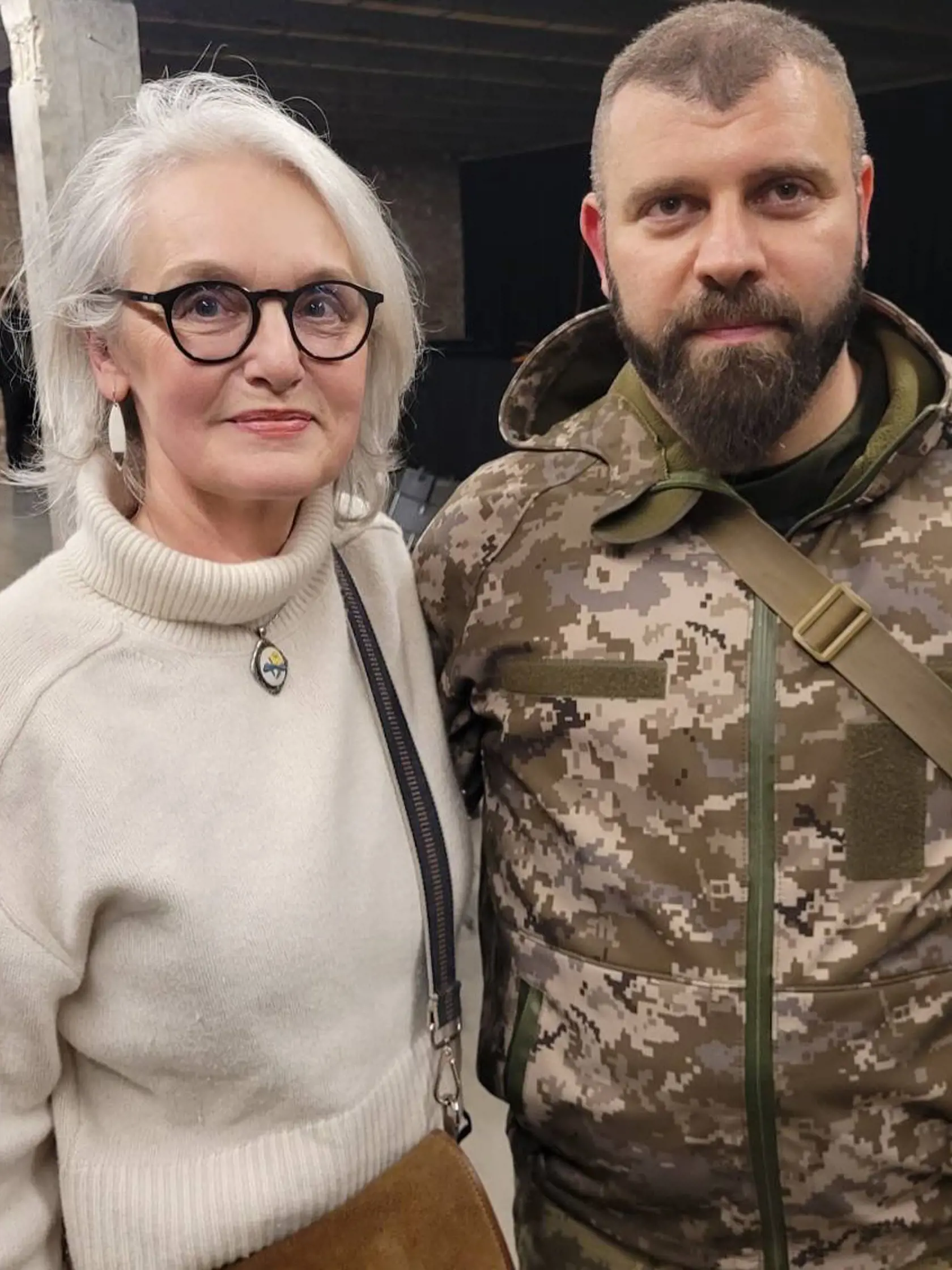 Mamuk Mamulašvili a Lucia Štasselová na spoločnej fotografii.