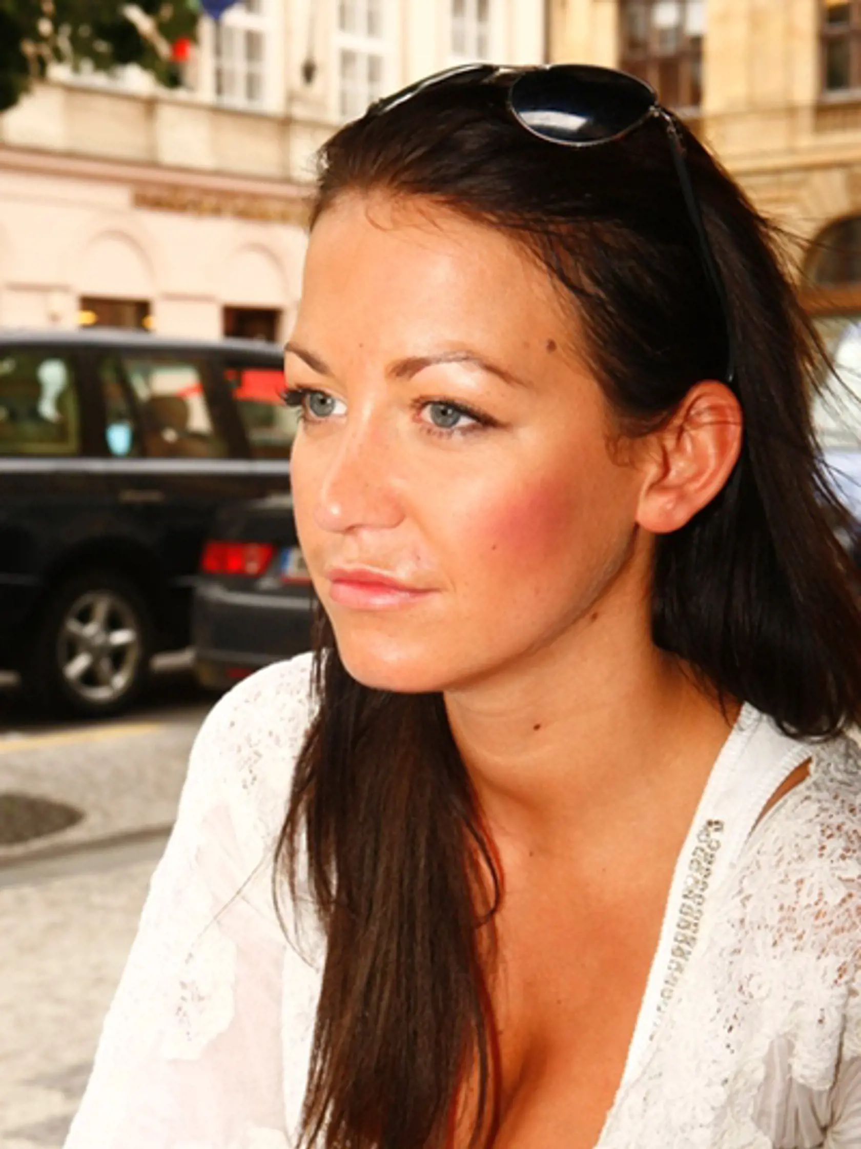 Modelka Agáta Hanychová.