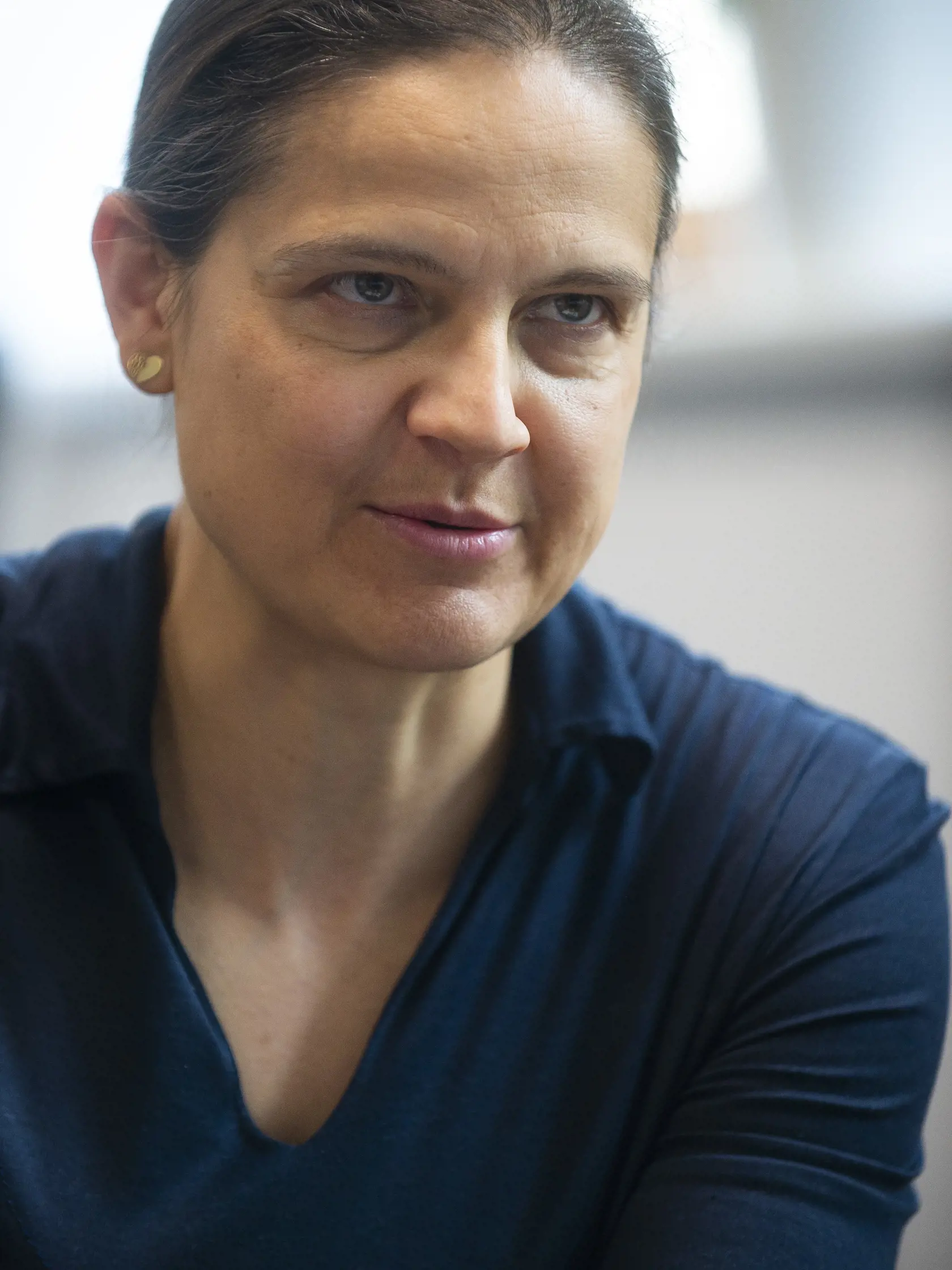 Na snímke ministerka spravodlivosti SR Mária Kolíková (Za ľudí) počas rozhovoru pre Tlačovú agentúru Slovenskej republiky. V Bratislave, 9. júna 2020 FOTO TASR - Jakub Kotian