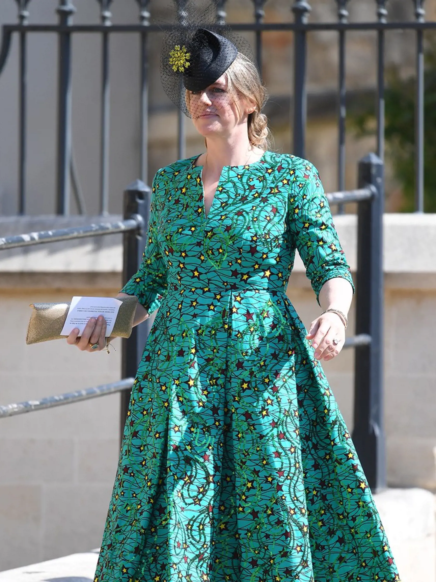 Laura Lopes na svadbe Harryho a Meghan.