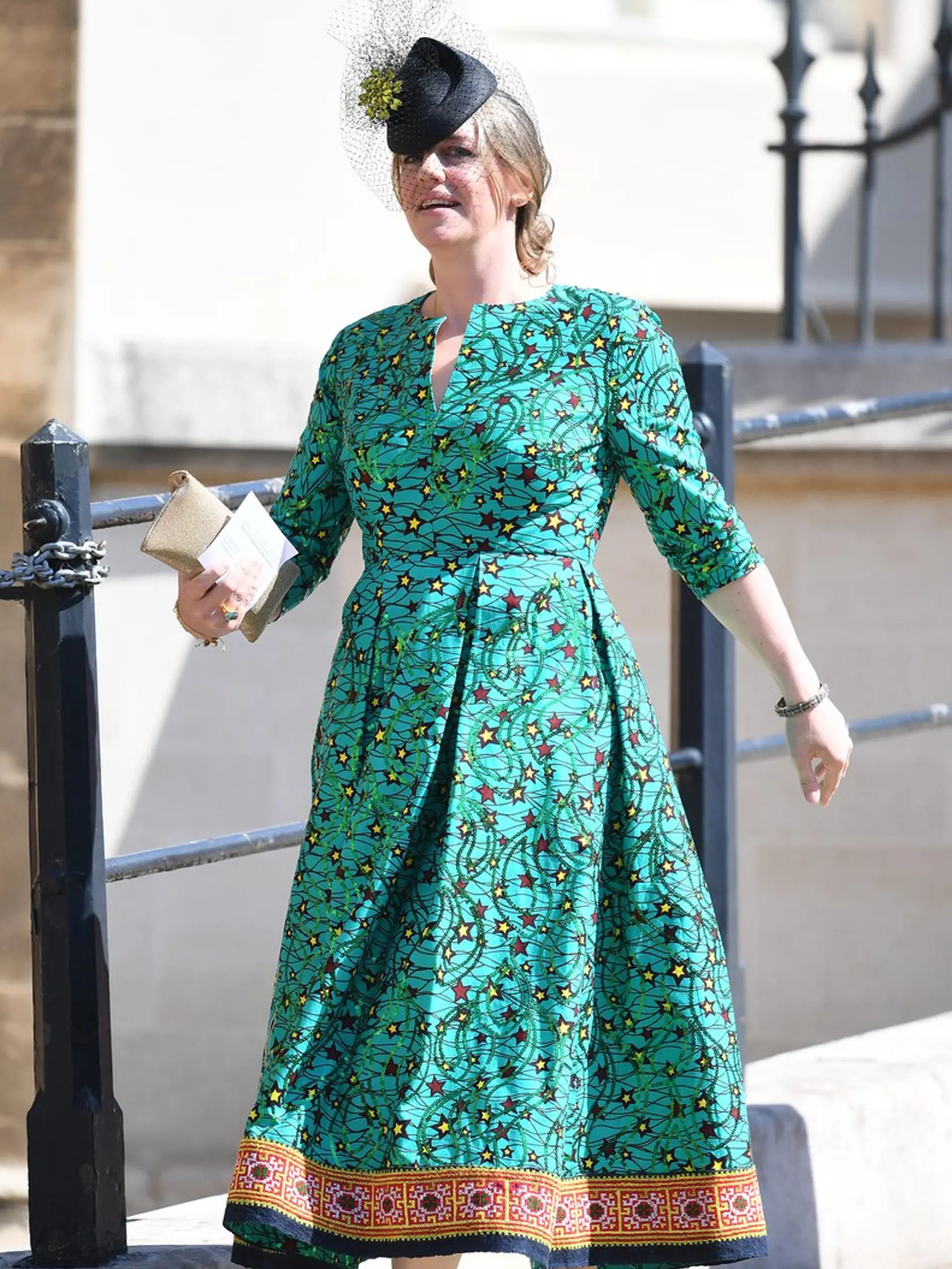 Laura Lopes na svadbe Harryho a Meghan.
