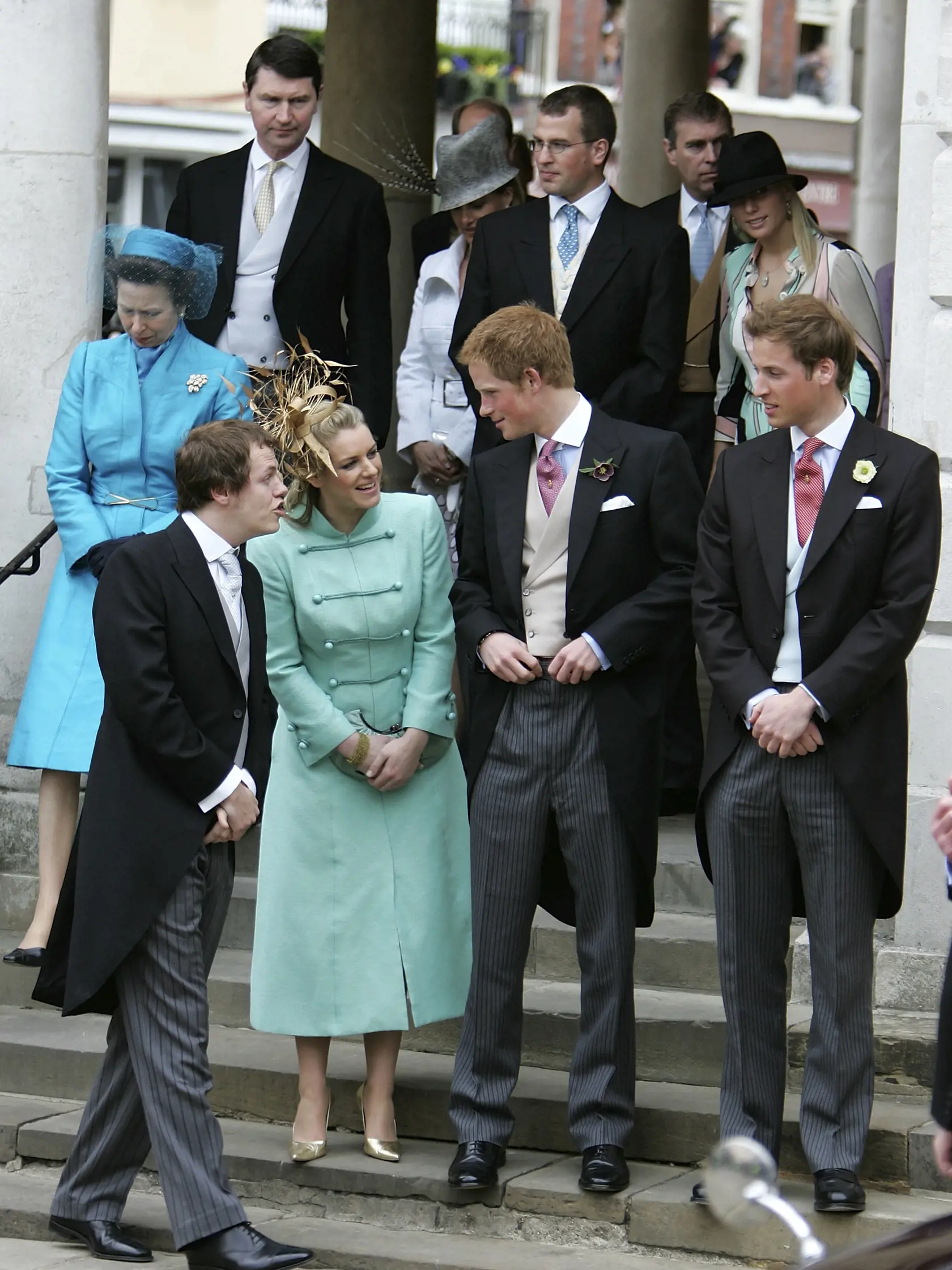 Laura Lopes so svojimi nevlastnými bratmi, princom Harrym a Williamom.