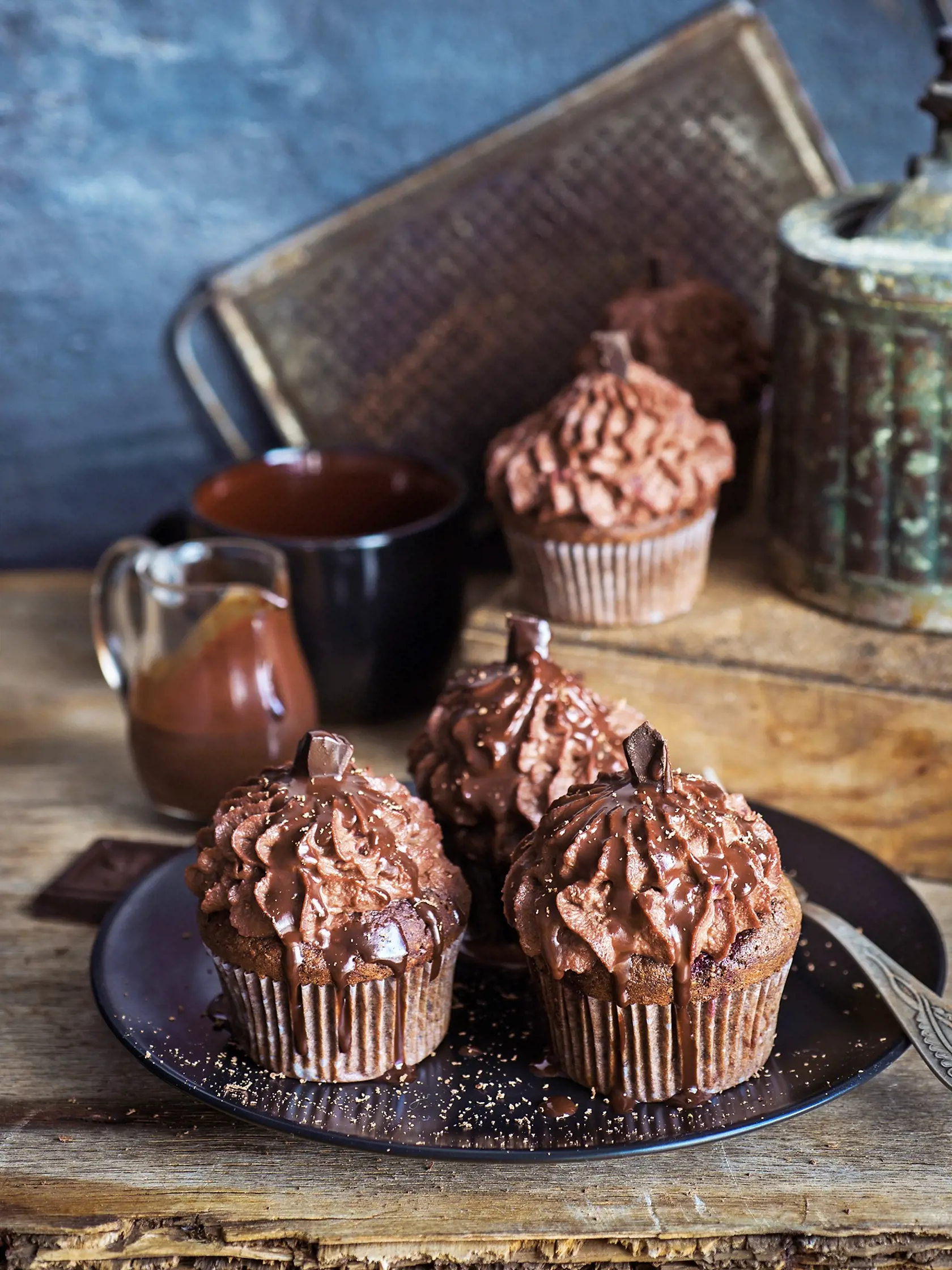 Nugátové cupcaky