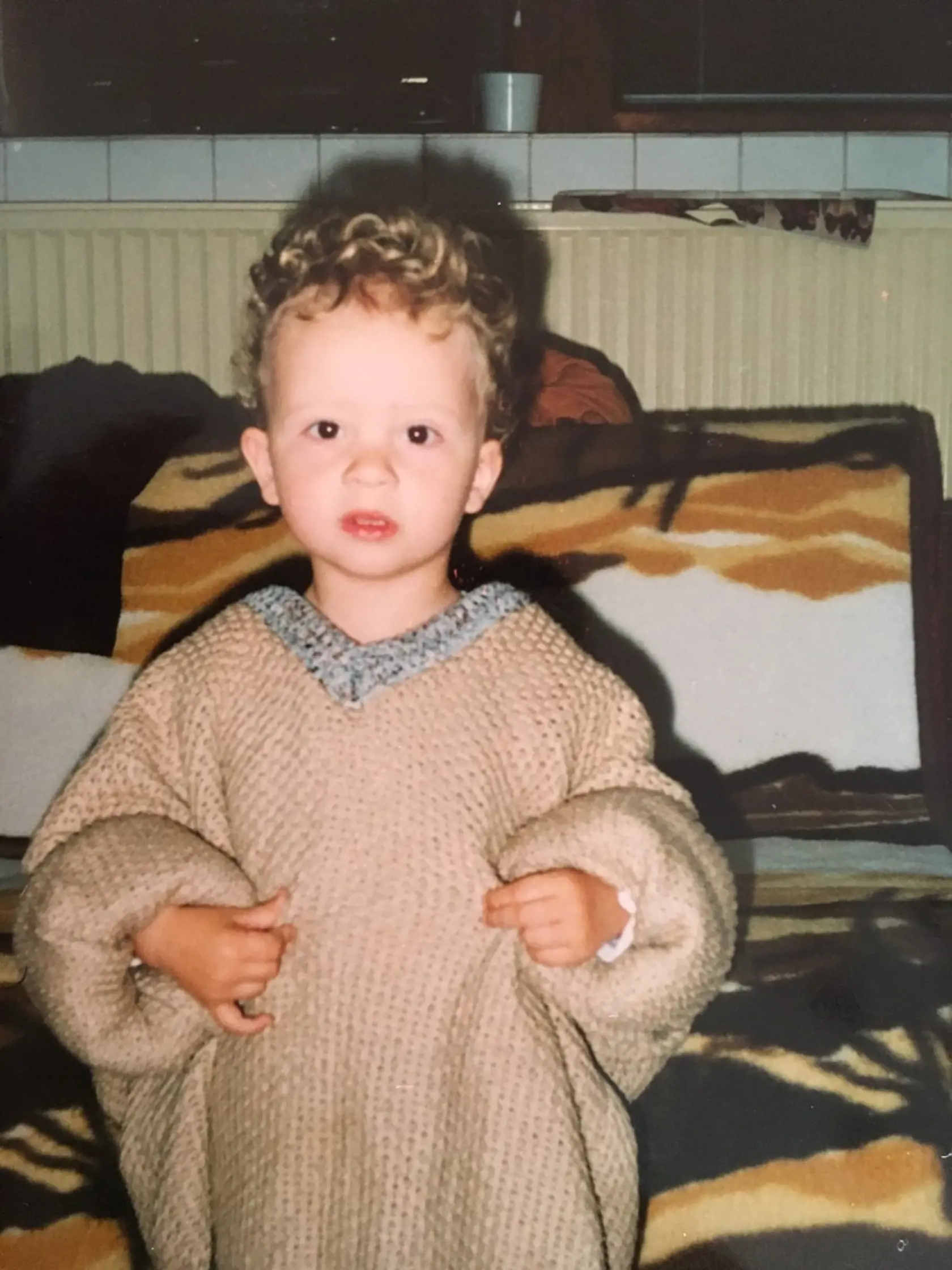 Davidko vyzeral ako malý anjelik, mal blonďavé kučeravé vlásky.
