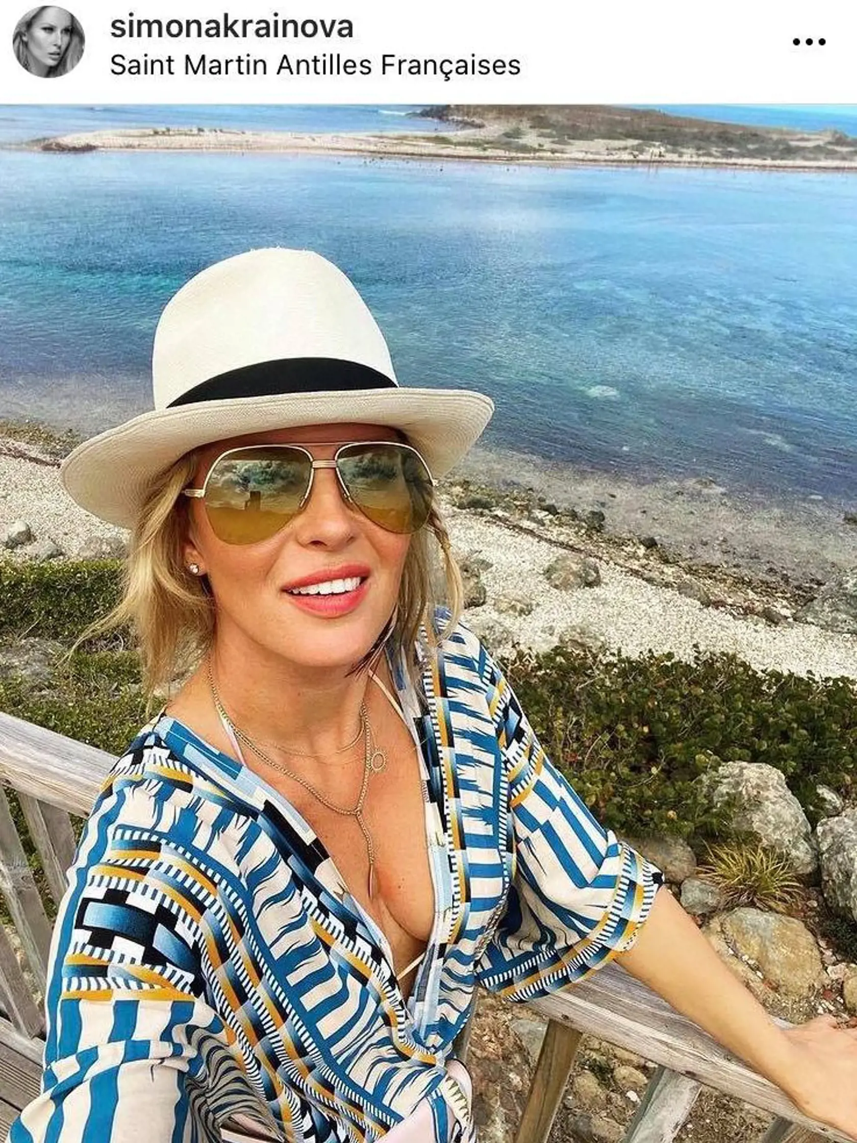 Simona Krainová bola na exotickom ostrove Svätý Martin vo februári a teraz je tam znova.