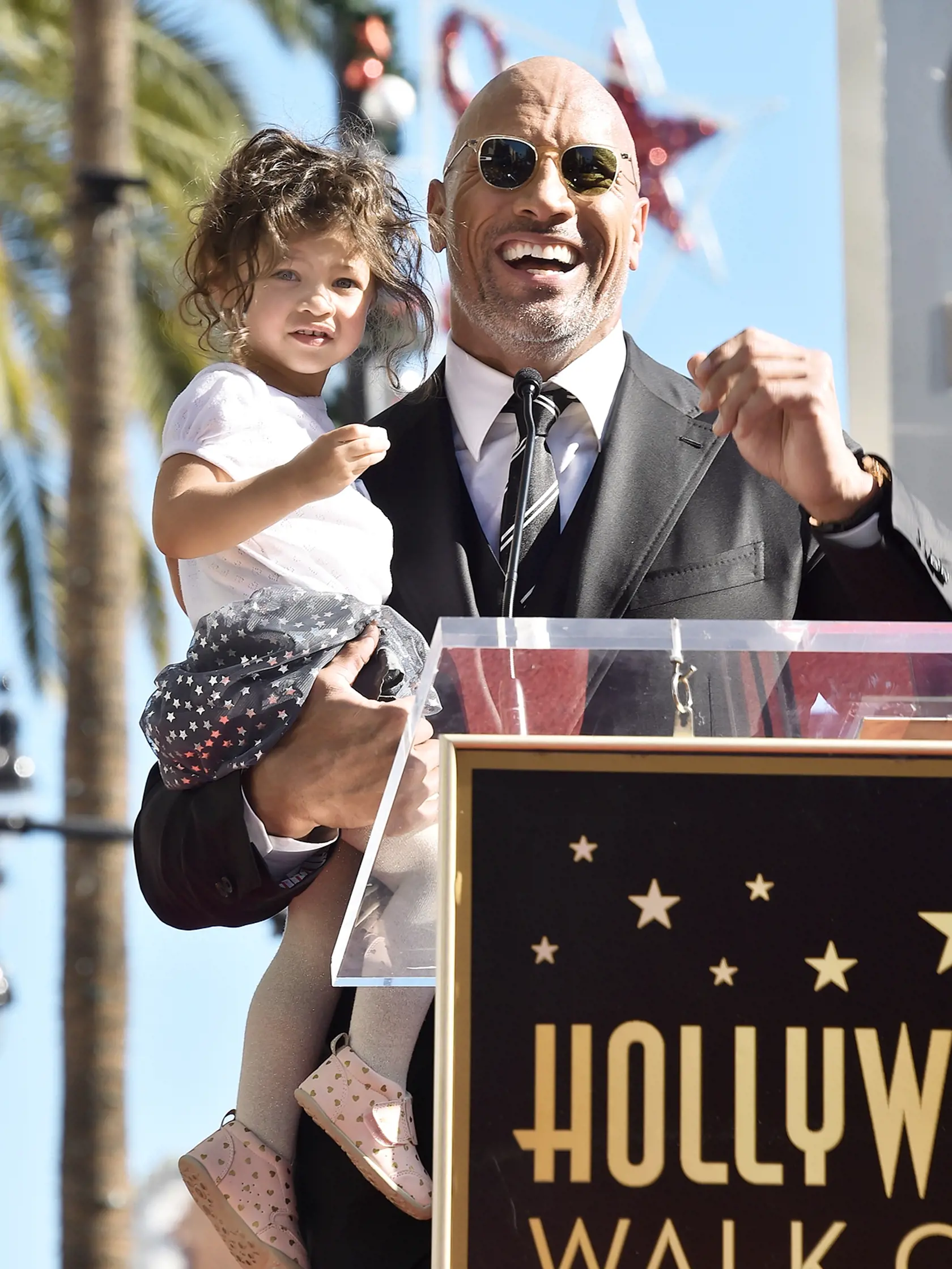 Dwayne Johnson s dcérkou