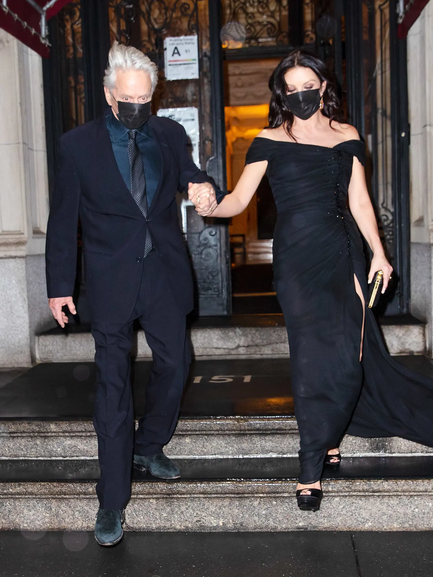 Michael Douglas a jeho manželka Catherine Zeta Jones.
