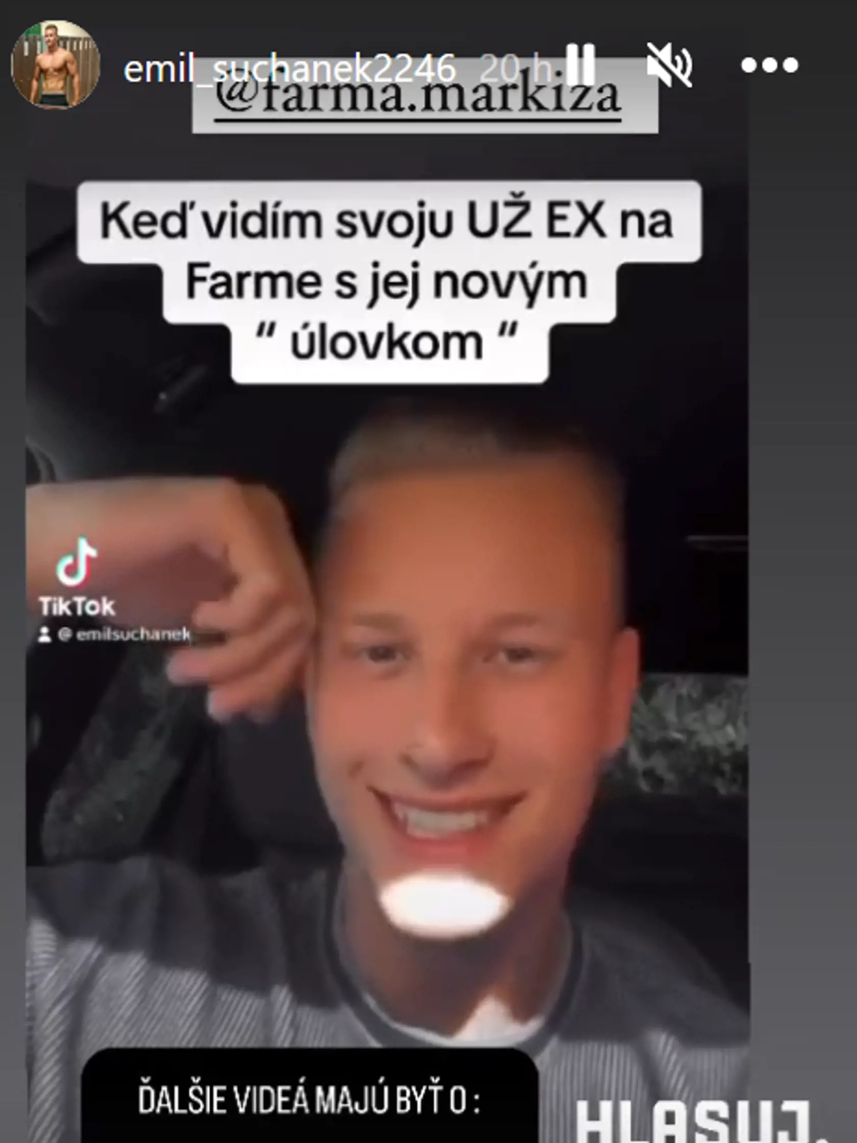 Podvedený Emil dal jasne najavo, že s Azrou skončil.