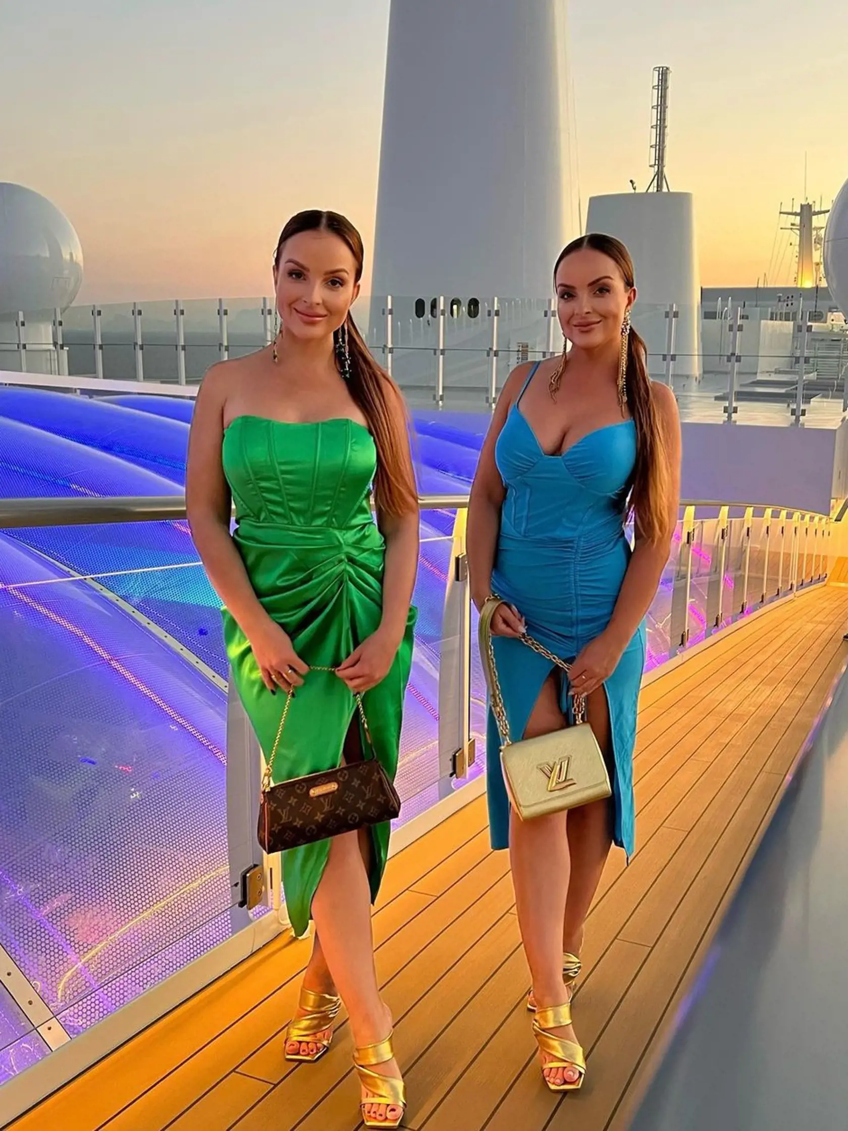 Daniela a Veronika Nízlové na luxusnej plavbe.
