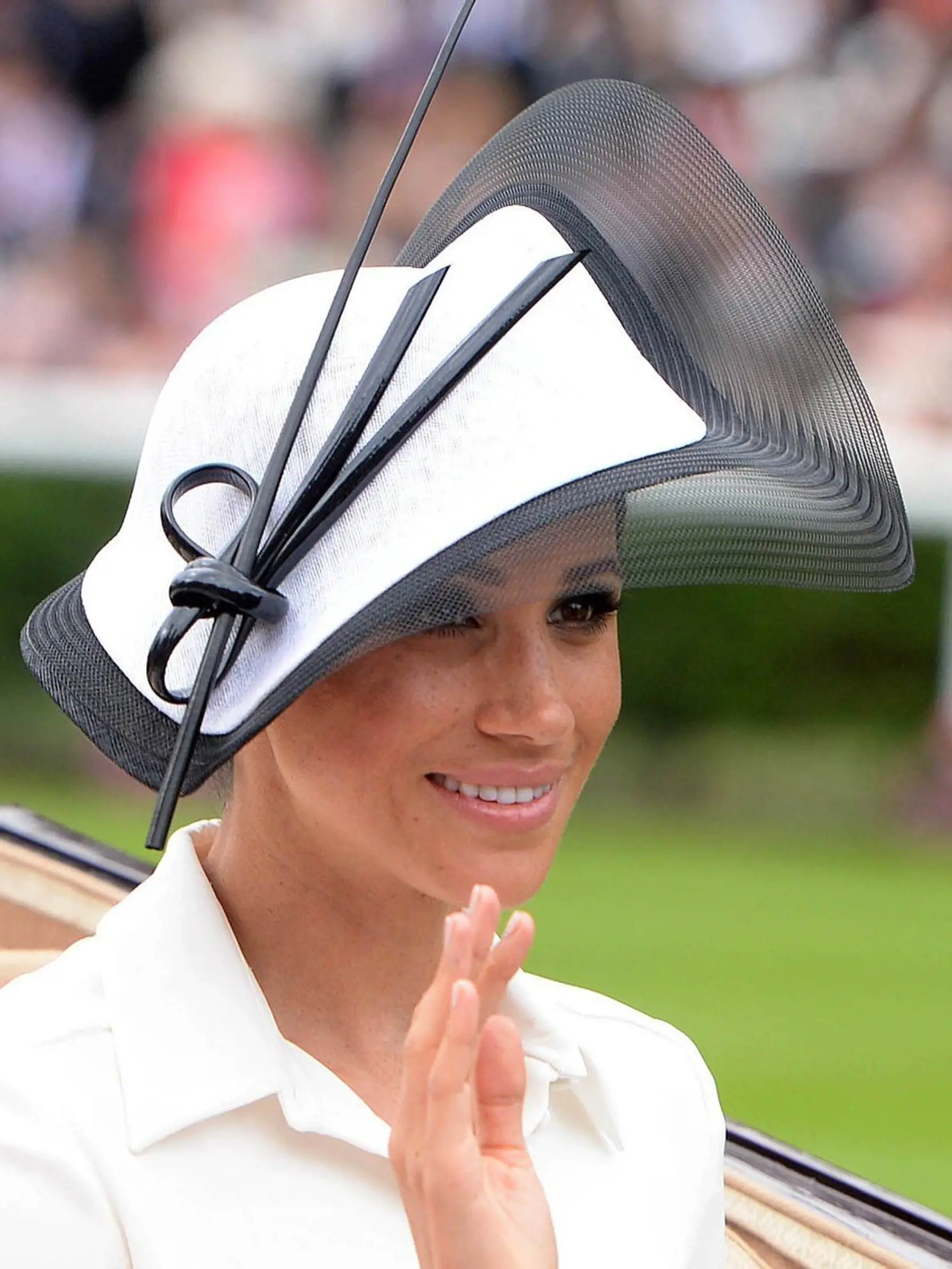 Meghan Markle - prvý a posledný raz v Ascote.