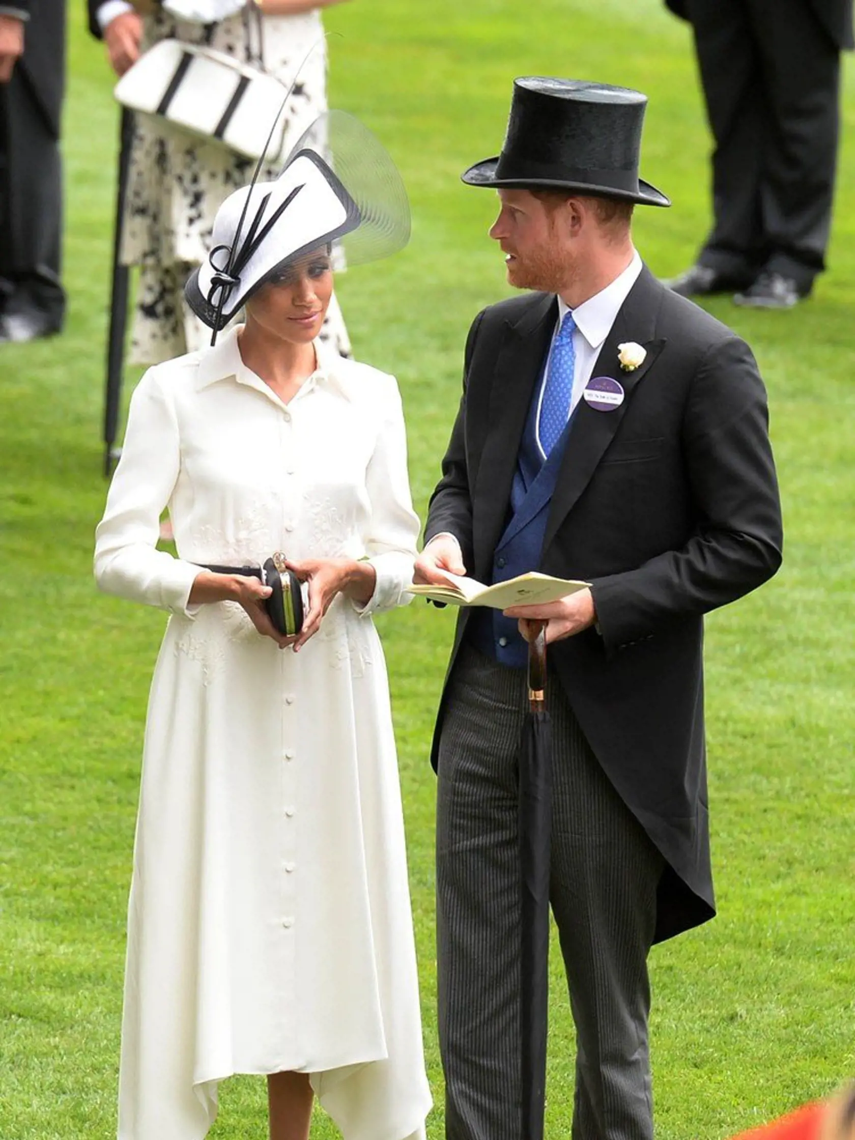 Meghan a princ Harry prišli spolu do Ascotu iba raz.