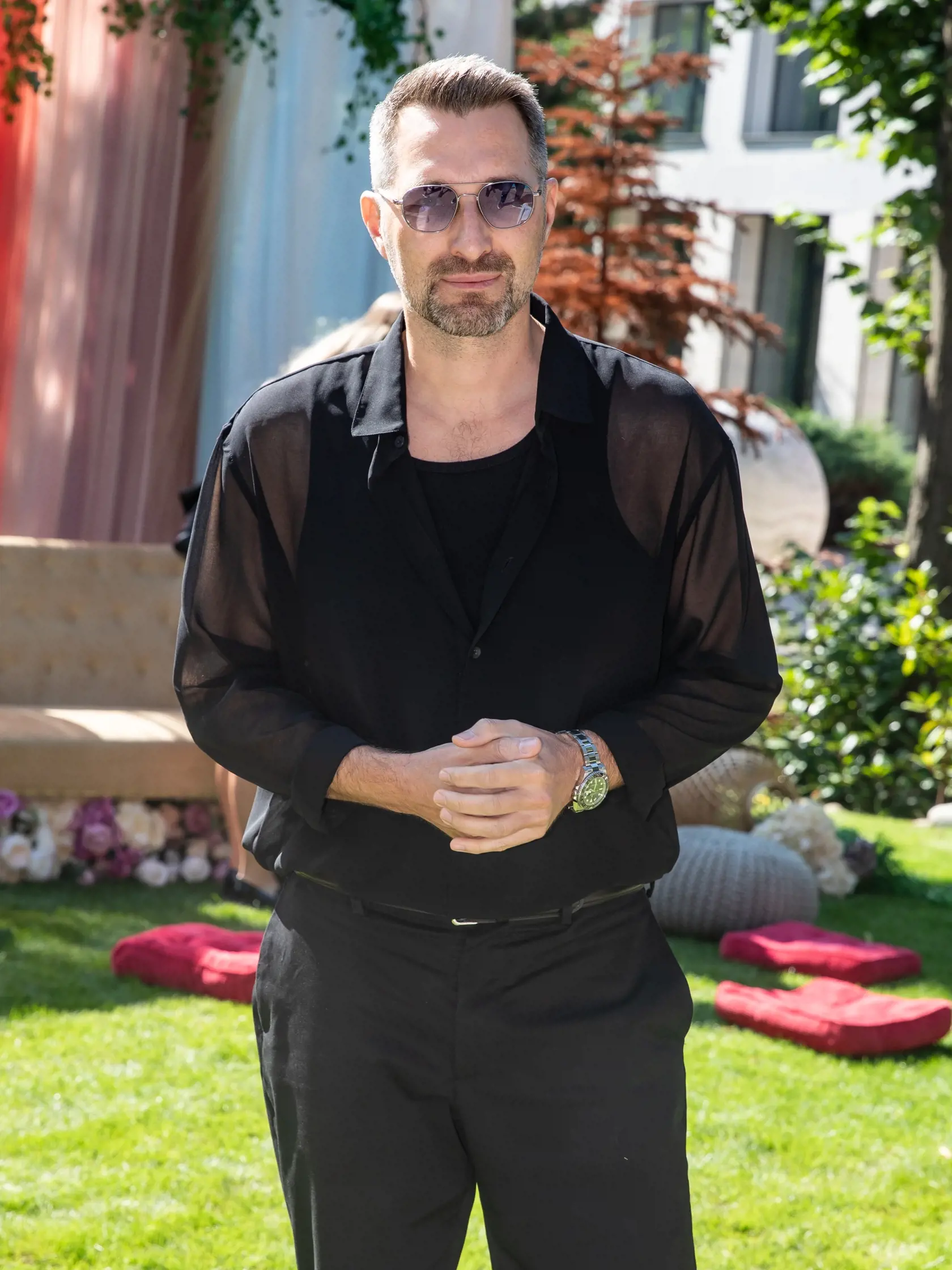Veľká letná párty televízie JOJ. Na snímke je Bruno Ciberej.