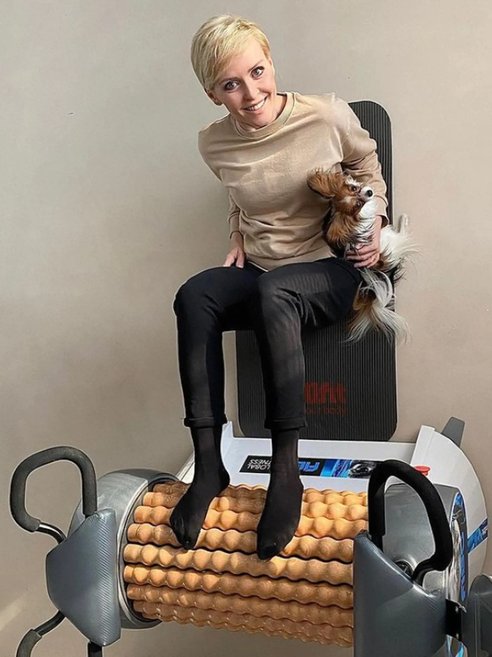 Kvetka počas víkendu a nielen vtedy, pracuje na svojej postave.