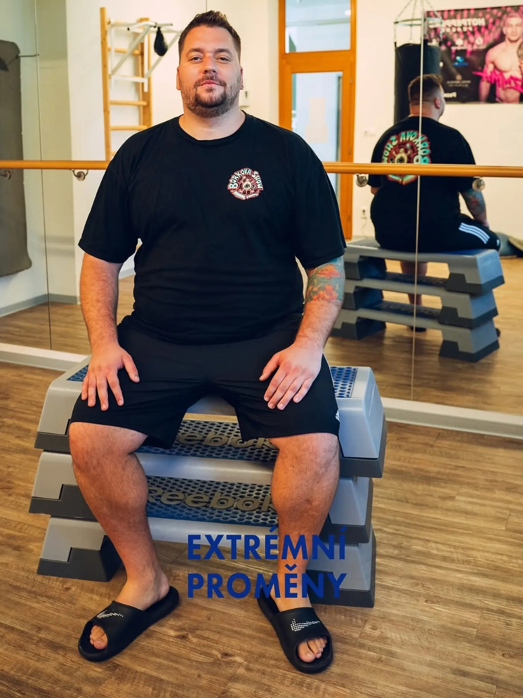 Libor predtým vážil 165 kilogramov.