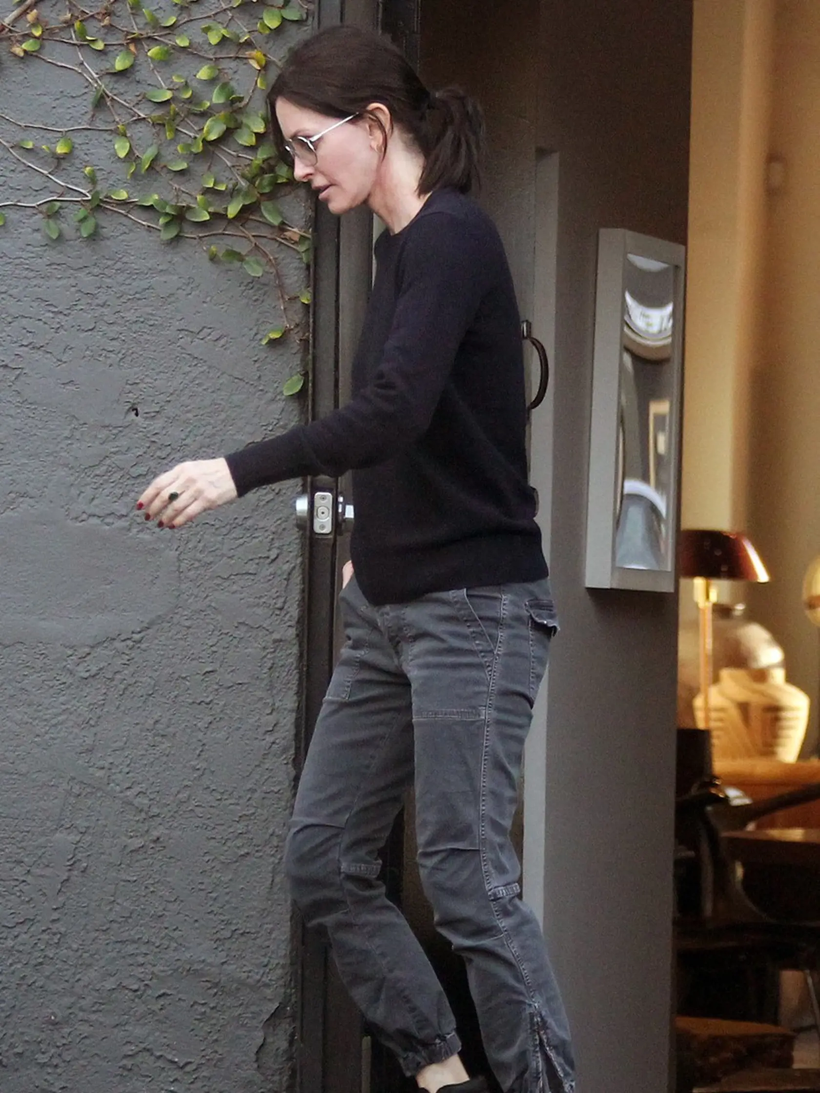 Courteney Cox nachytali paparaci nenalíčenú.