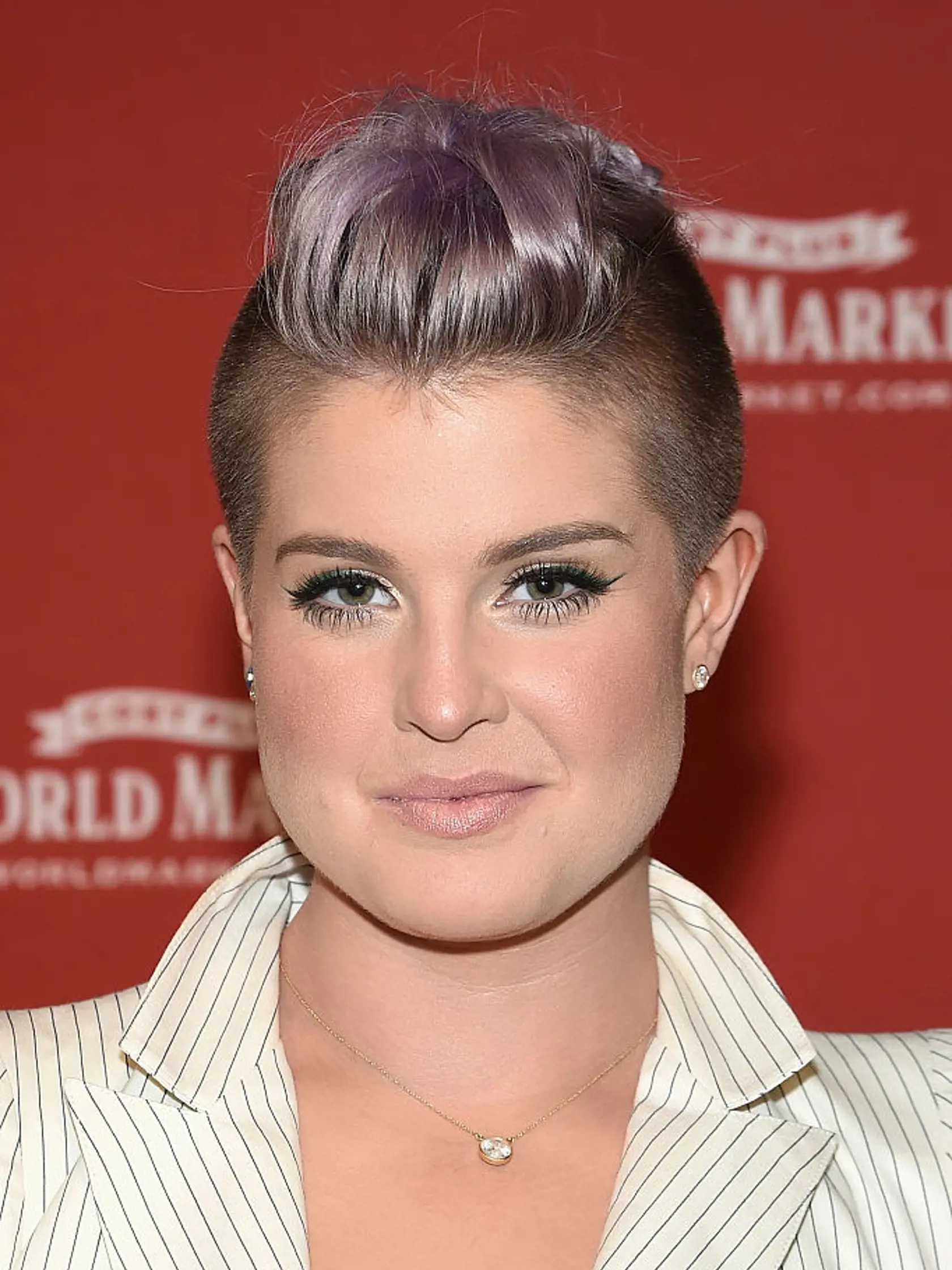 NEW YORK, NY - AUGUST 18:  (EXCLUSIVE COVERAGE) Special guest Kelly Osbourne celebrates the opening of the new Cost Plus World Market Chelsea, New York store on August 18, 2015 in New York City.  (Photo by Jamie McCarthy/Getty Images for World Market)