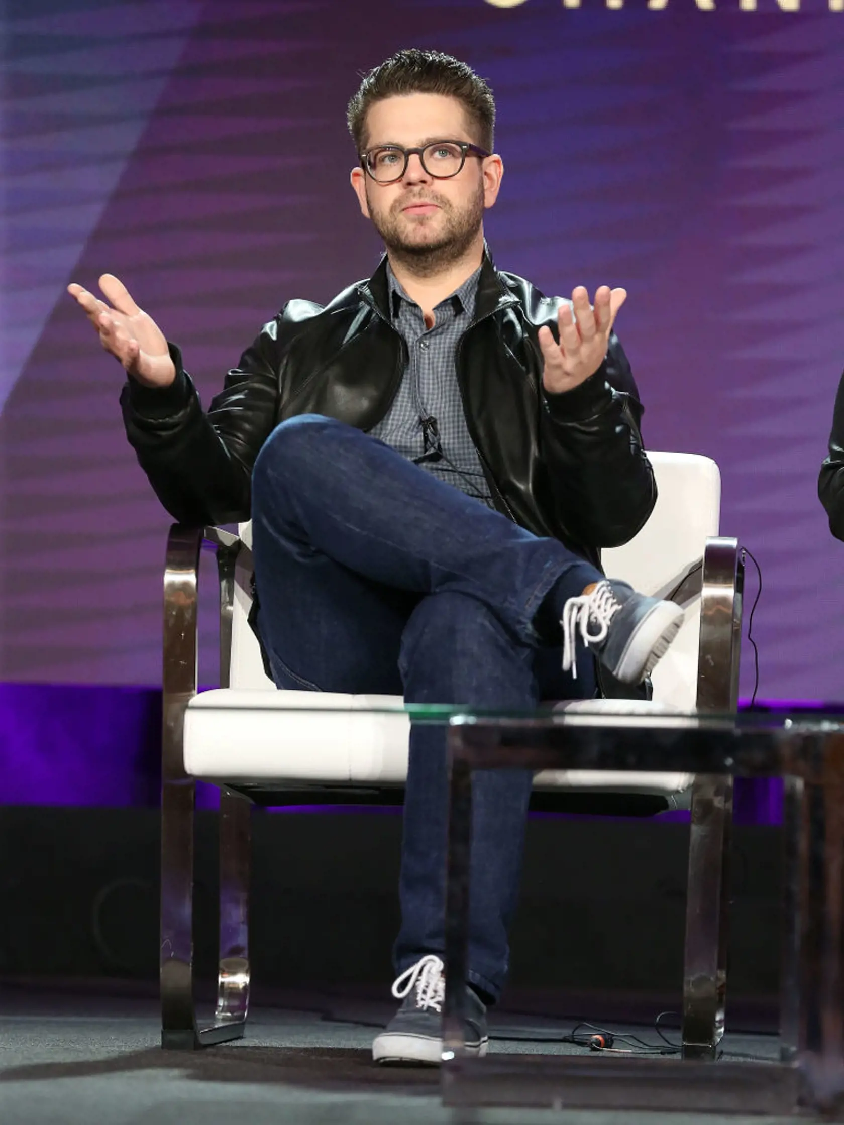PASADENA, CALIFORNIA - FEBRUARY 12: Jack Osbourne of the television show "Portals to Hell" speaks during the Travel Channel segment of the 2019 Winter Television Critics Association Press Tour at The Langham Huntington, Pasadena on February 12, 2019 in Pasadena, California. (Photo by Frederick M. Brown/Getty Images)