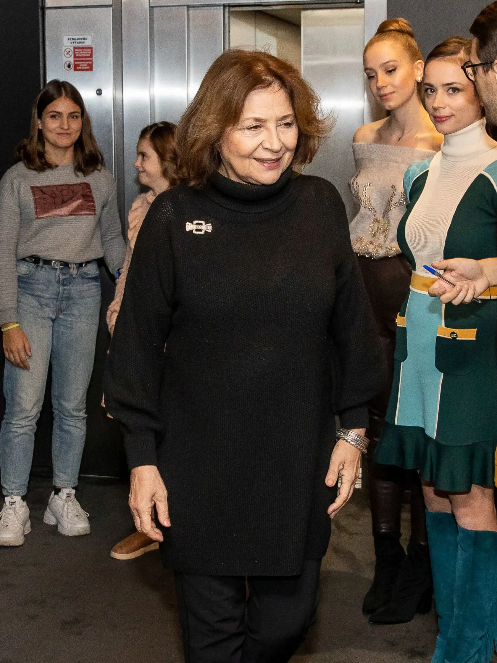 Emília Vášáryová počas novinárskej premiéry filmu.