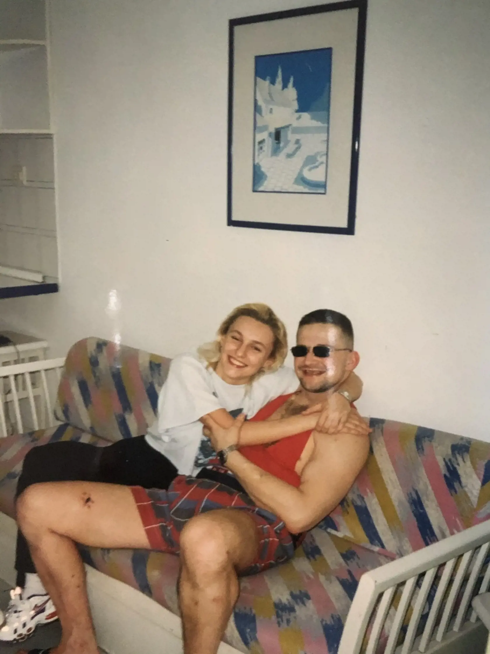 Dušan Borženský s partnerkou, matkou svojej dcéry Simony. Po uväznení jej povedal, aby si svoj život zariadila po svojom. No mrzelo ho, že zahorela láskou k bývalému SIS-károvi.