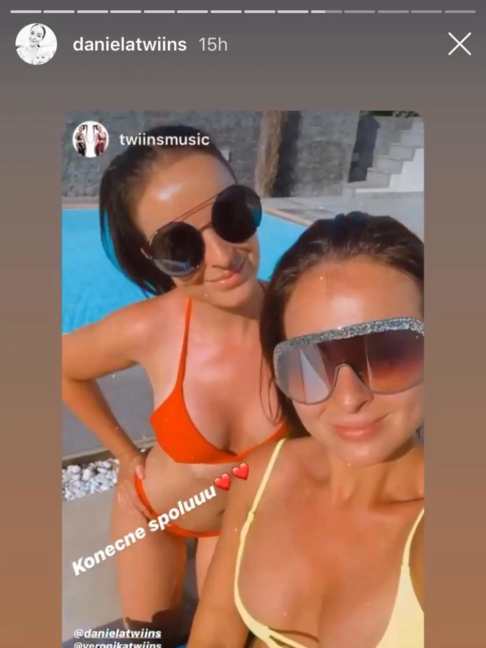 Daniela Nízlová so sestrou