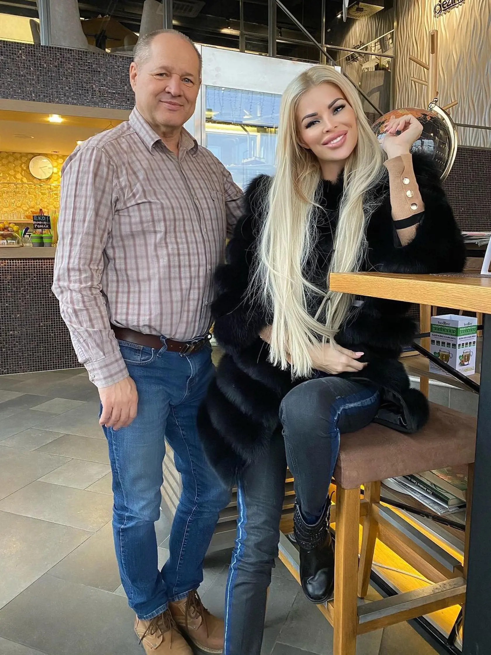 Silvia Kucherenko s otcom Štefanom