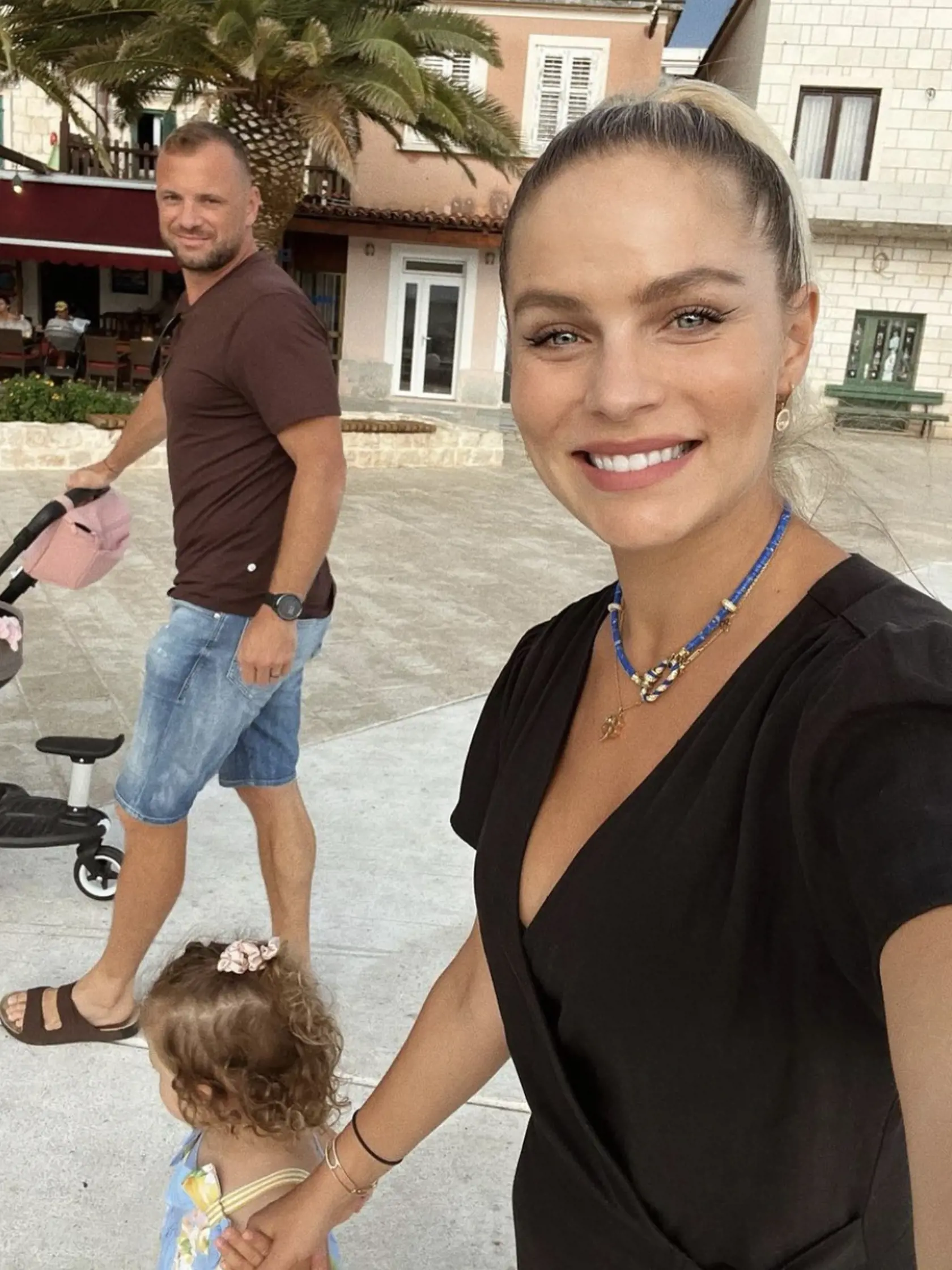 Gáborík si spoločne so svojou milovanou rodinkou užíval prechádzku na dovolenke v Chorvátsku.