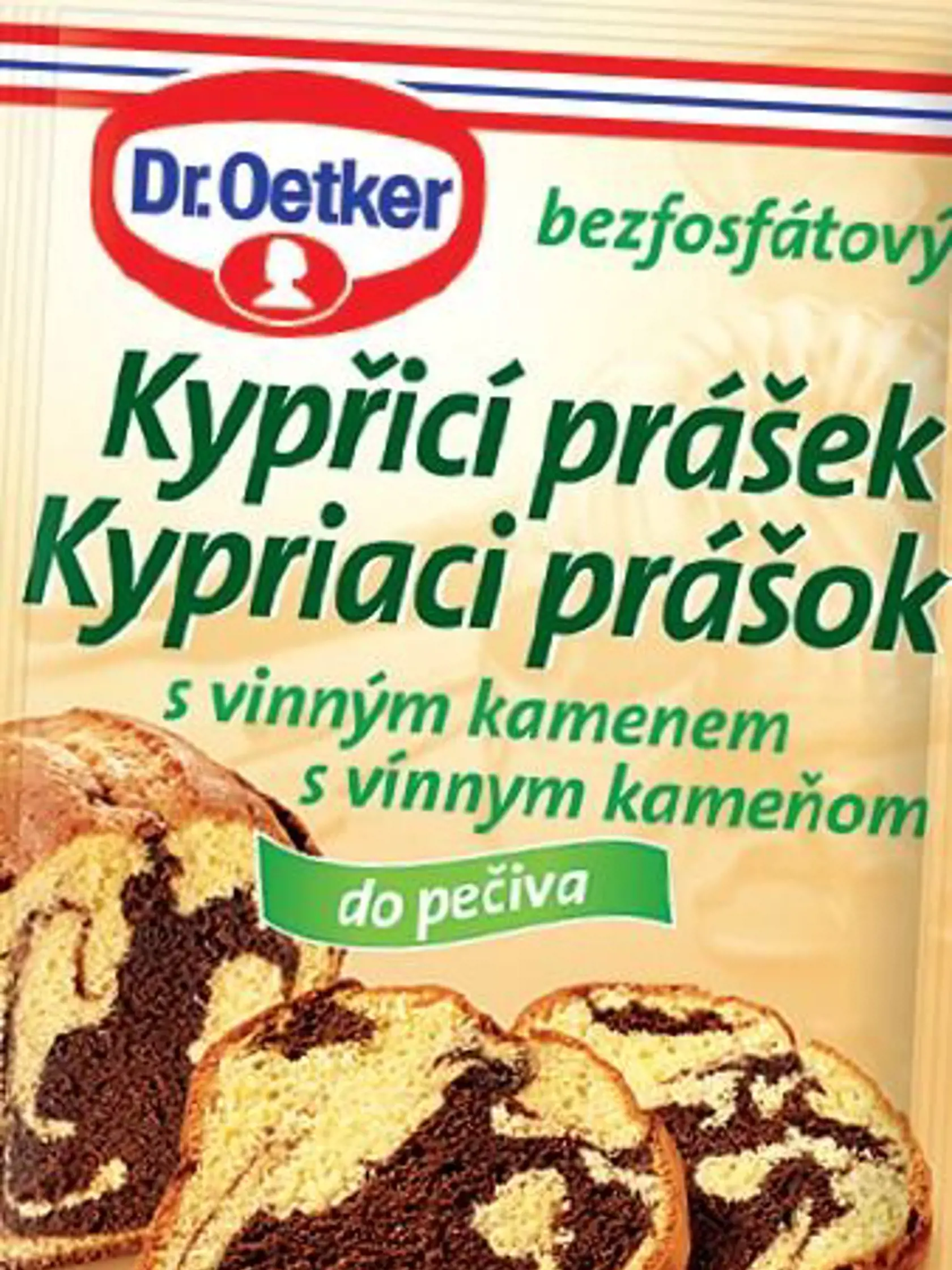 Kypriaci prášok do pečiva