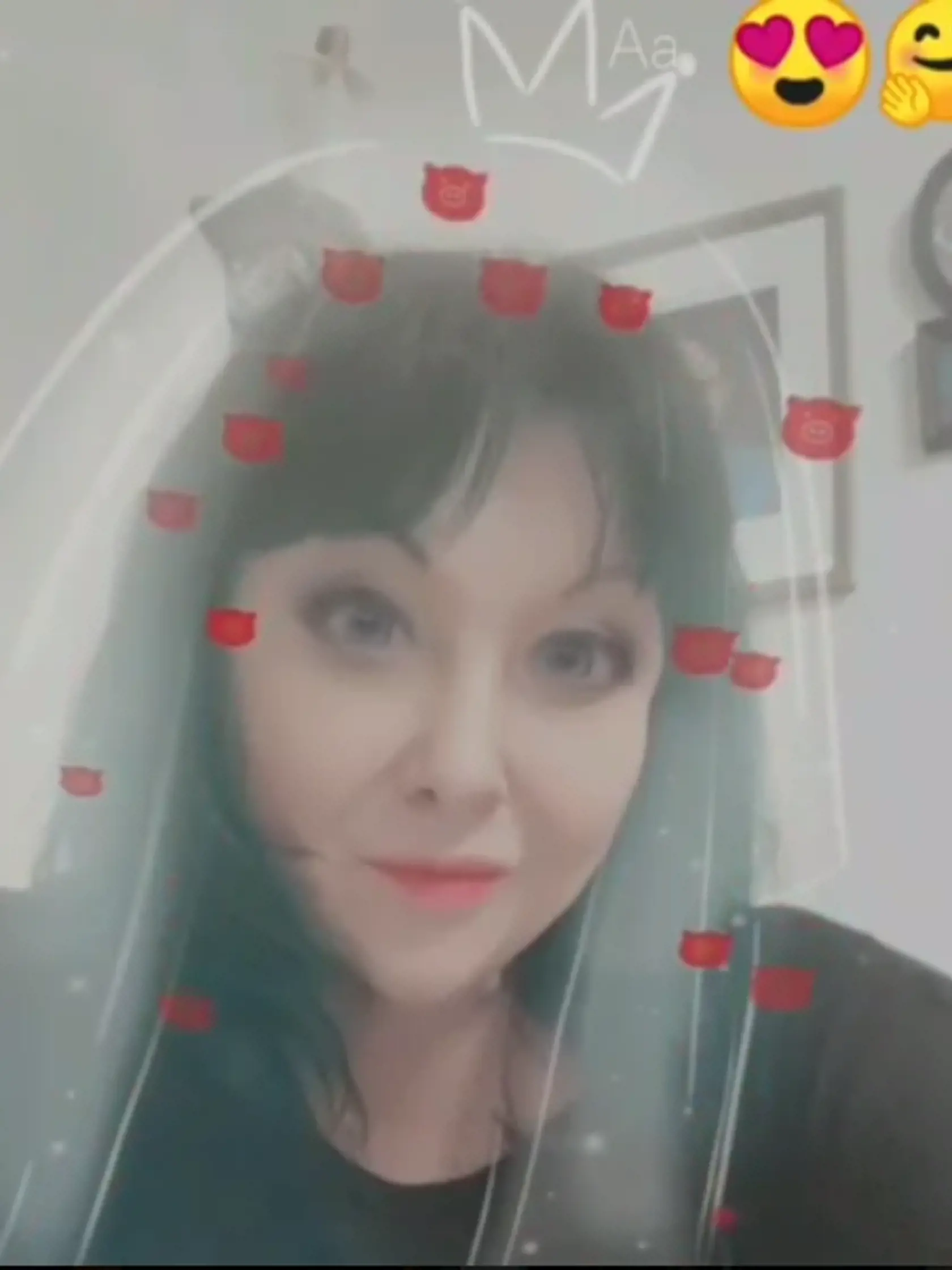 Dáda svoje snímky rada vylepšuje rôznymi obrázkami.