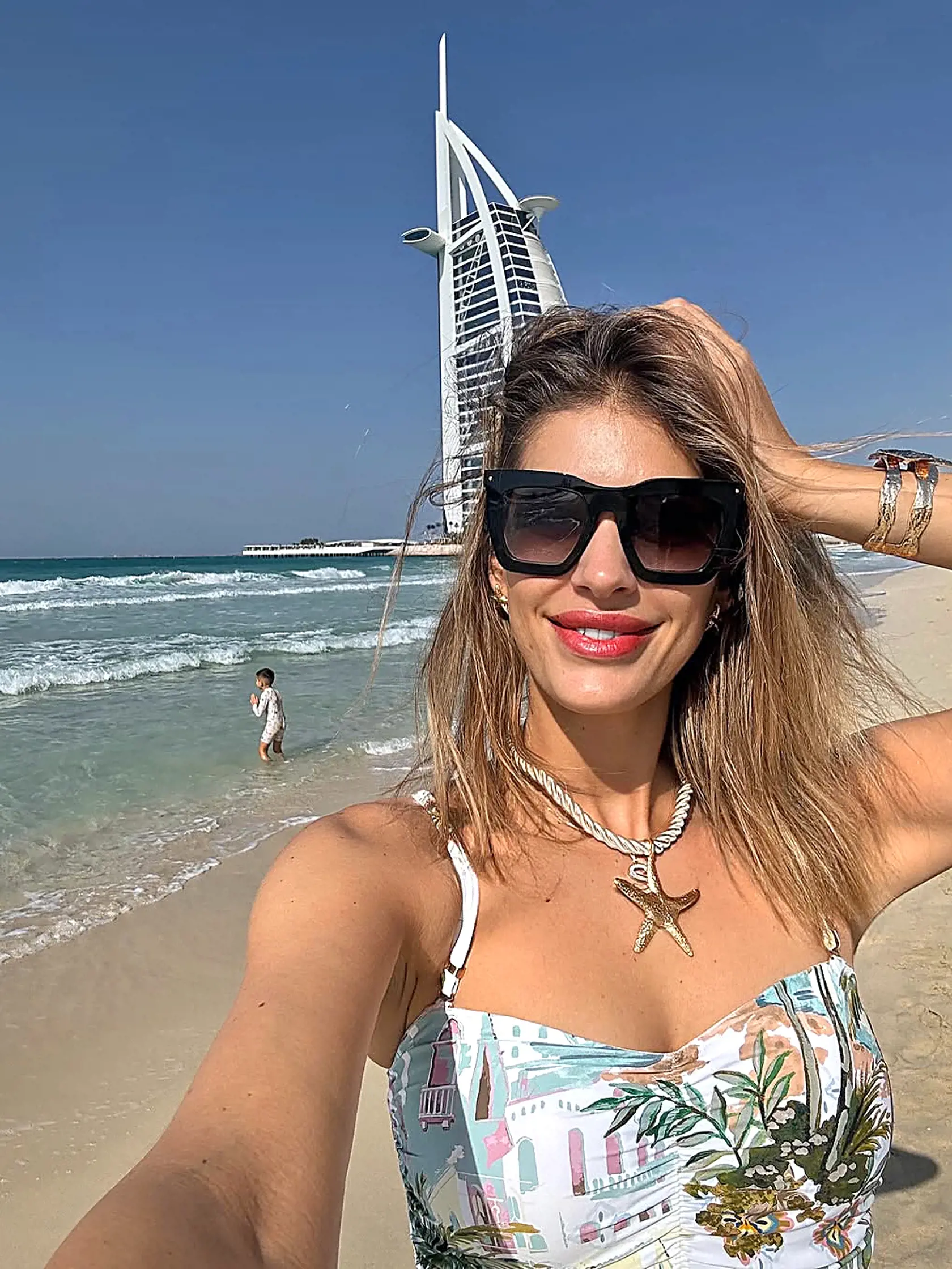 Aj Jasmina Alagič si užíva rodinnú atmosféru v Dubaji.
