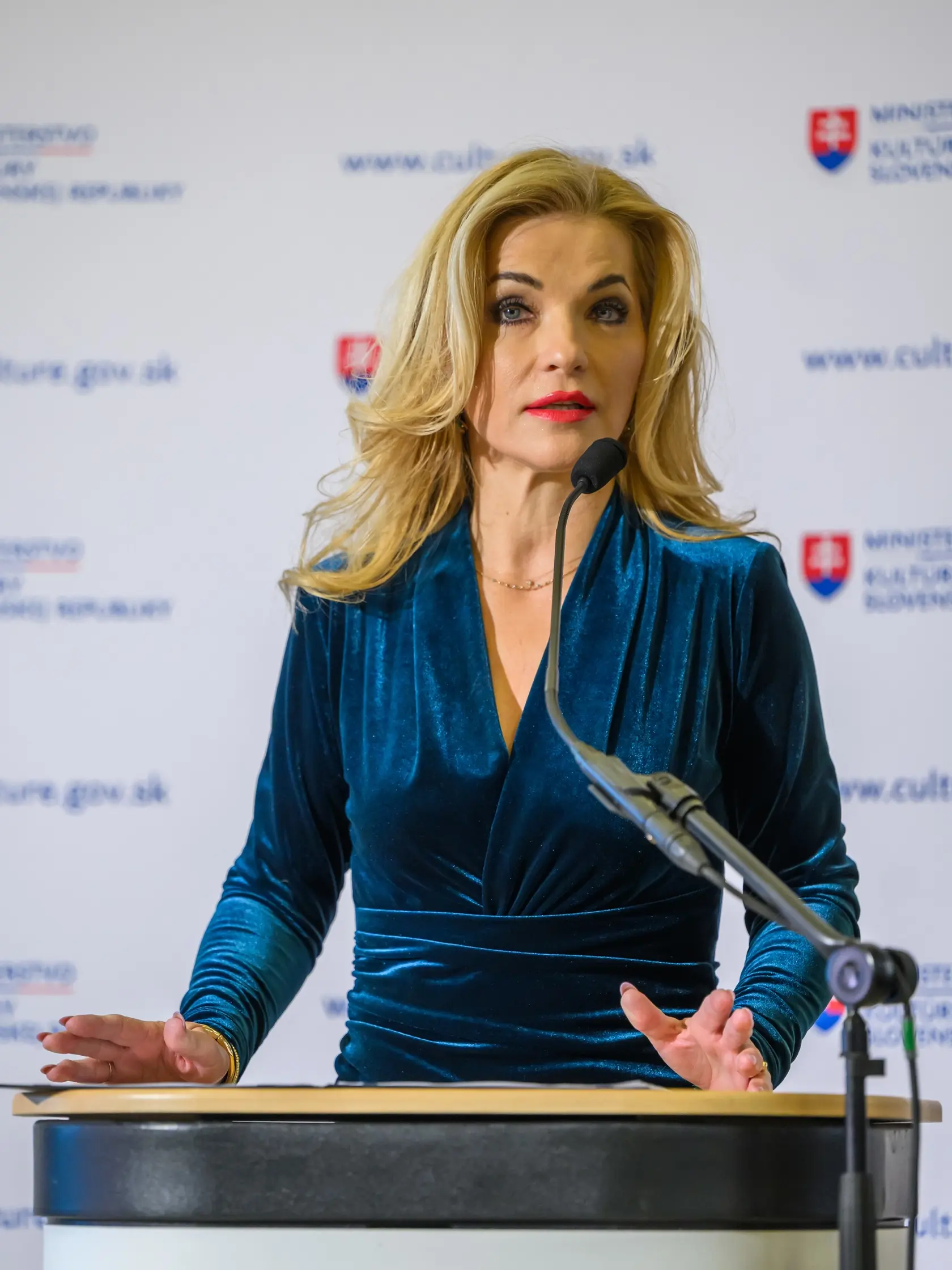 Na snímke ministerka kultúry SR Martina Šimkovičová.
