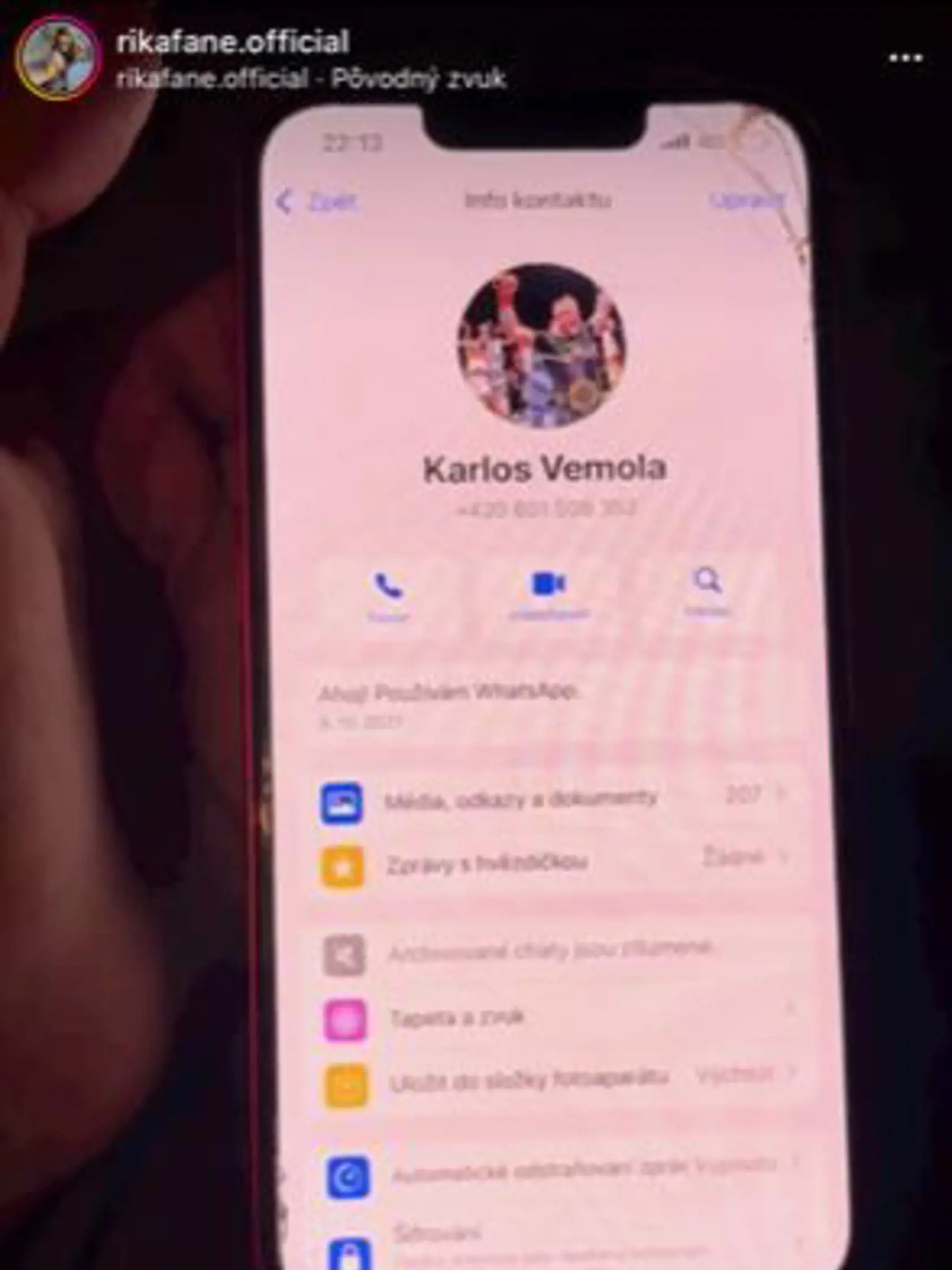 Hanka - Rika Fane - zverejnila pikantnú konverzáciu, ktorú si viedla s Karlosom Vémolom.