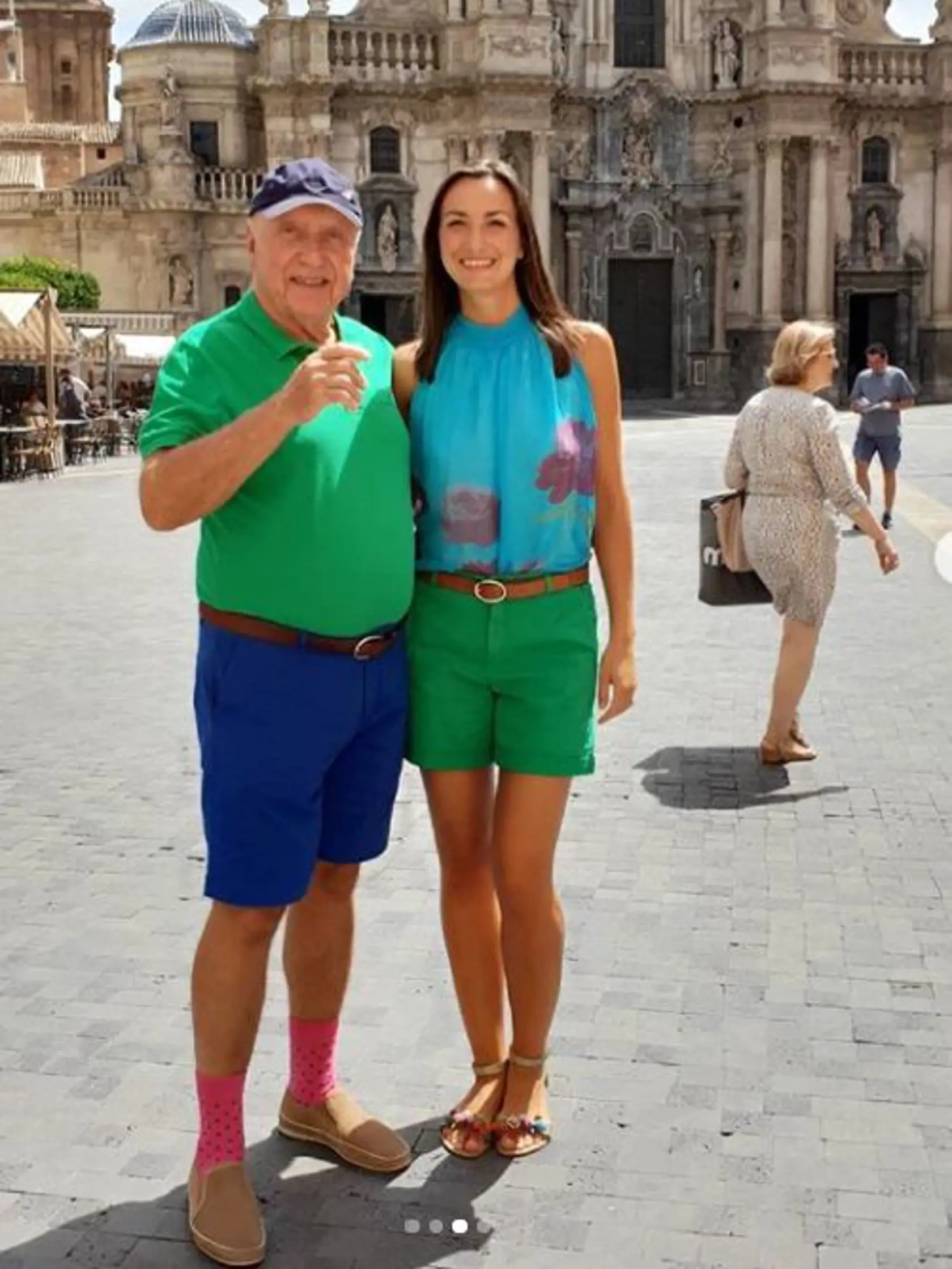 Felix Slováček a Lucia Gelemová si vždy farebne zladení.