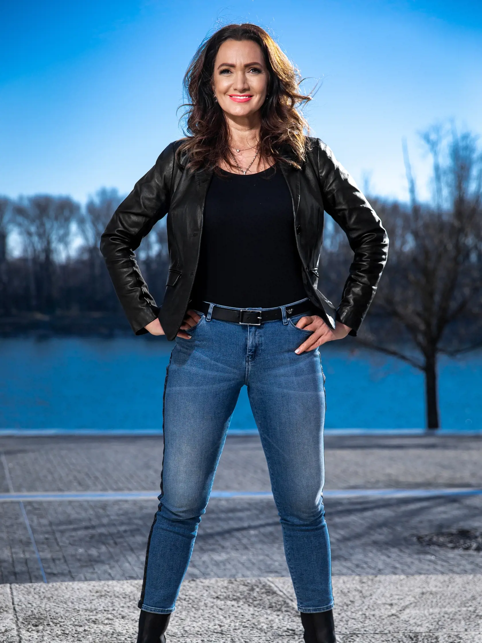 Moderátorka Karin Majtánová v Bratislave.