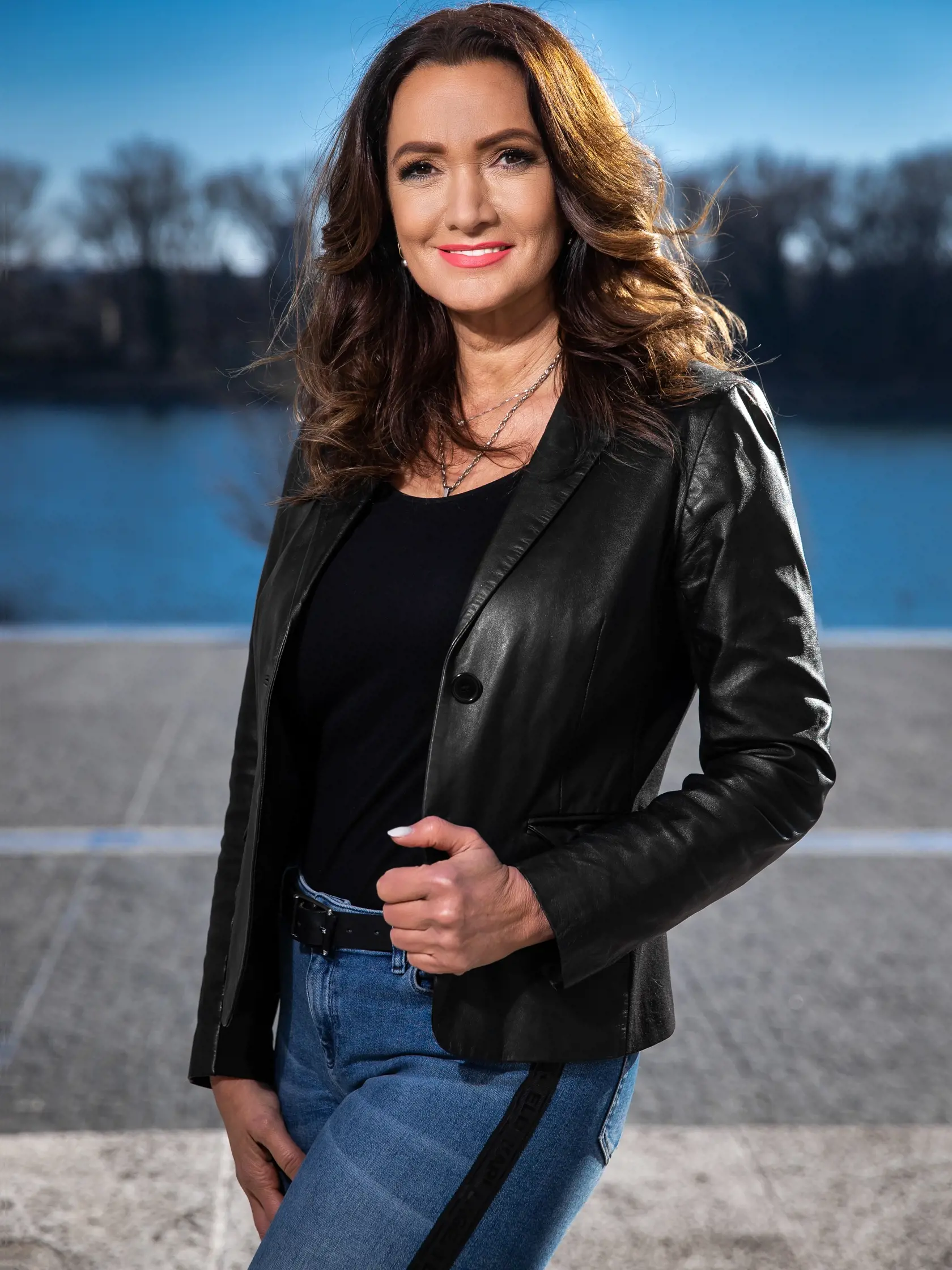 Moderátorka Karin Majtánová v Bratislave.