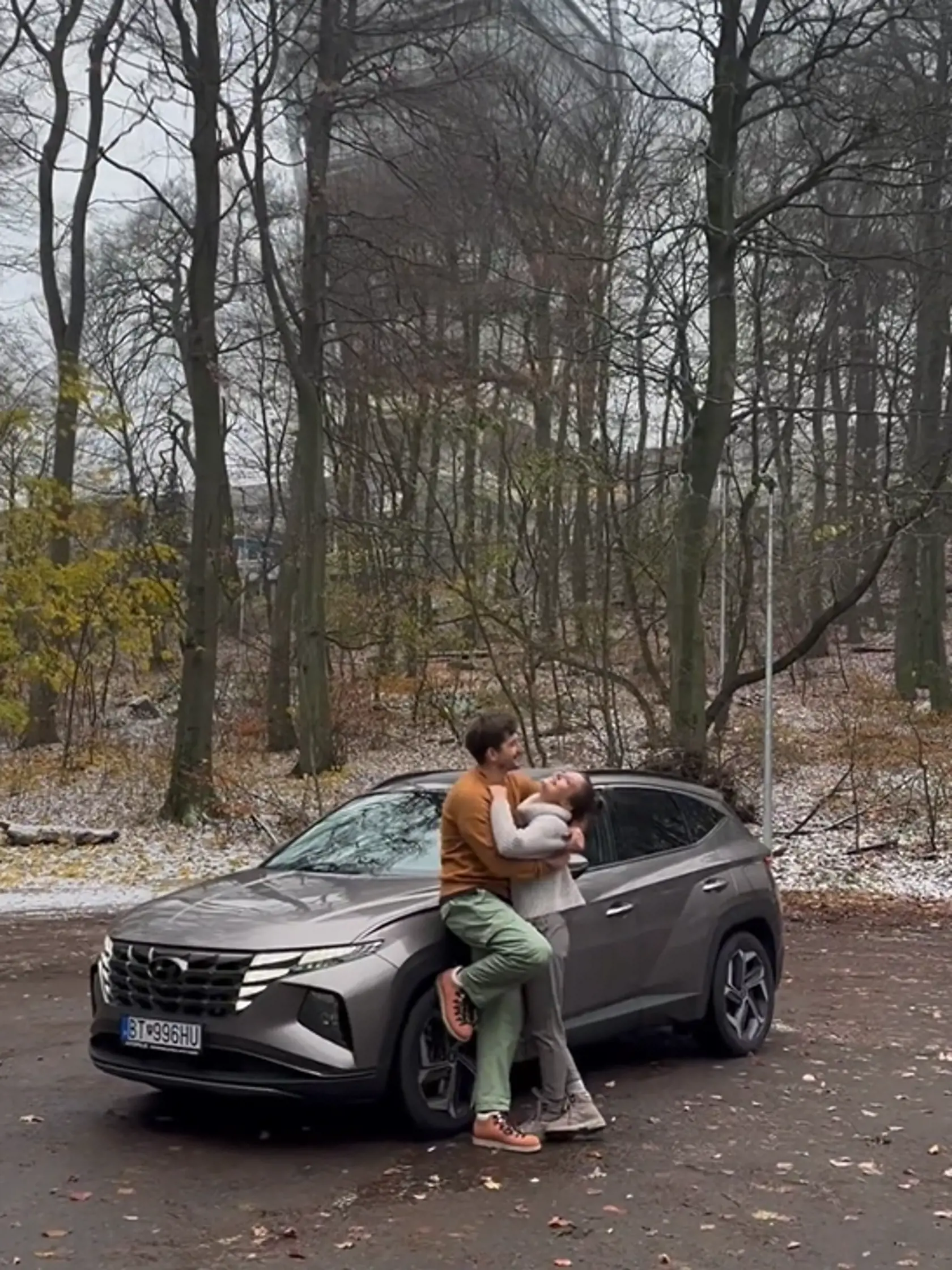 Kristína a Jakub spolu vo februári robili reklamu pre predajcu automobilov, nechýbali zamilované zábery.