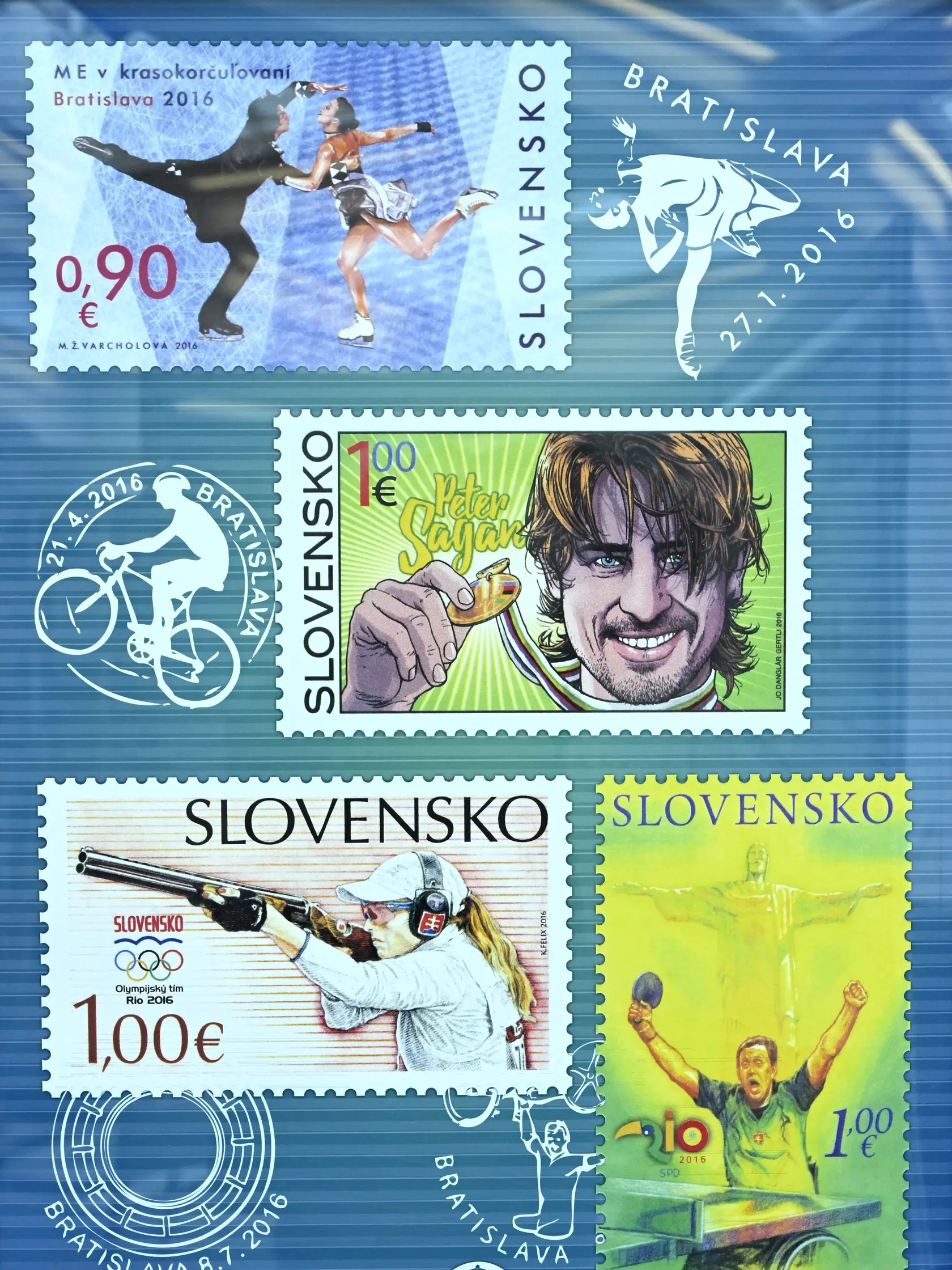 Aj tieto známky si môžete pozrieť v Galérii poštových známok Slovenskej pošty v priestoroch Hlavnej pošty na Námestí SNP.