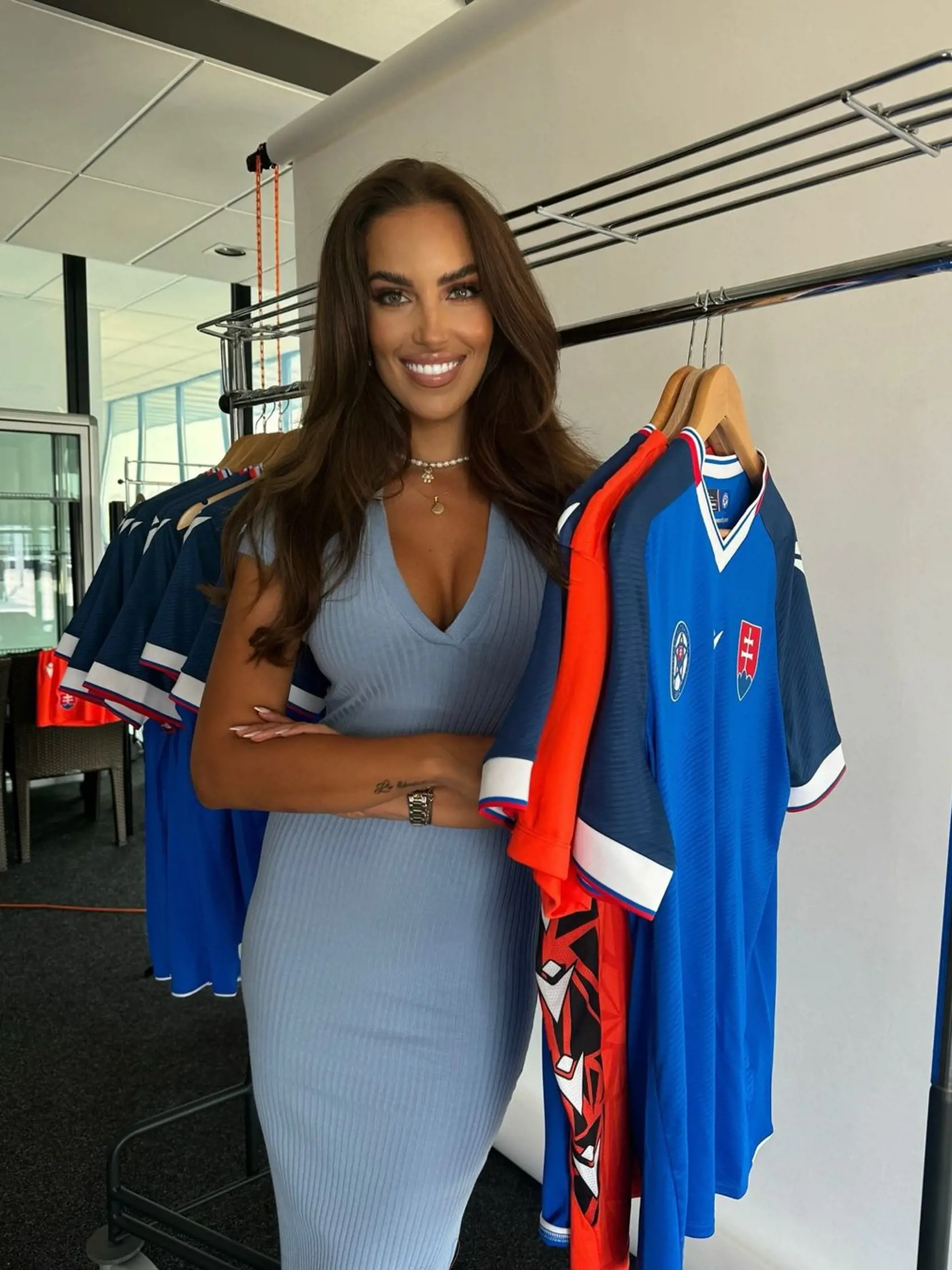 Moderátorka Simona Leskovská sa stala tvárou slovenskej futbalovej reprezentácie.