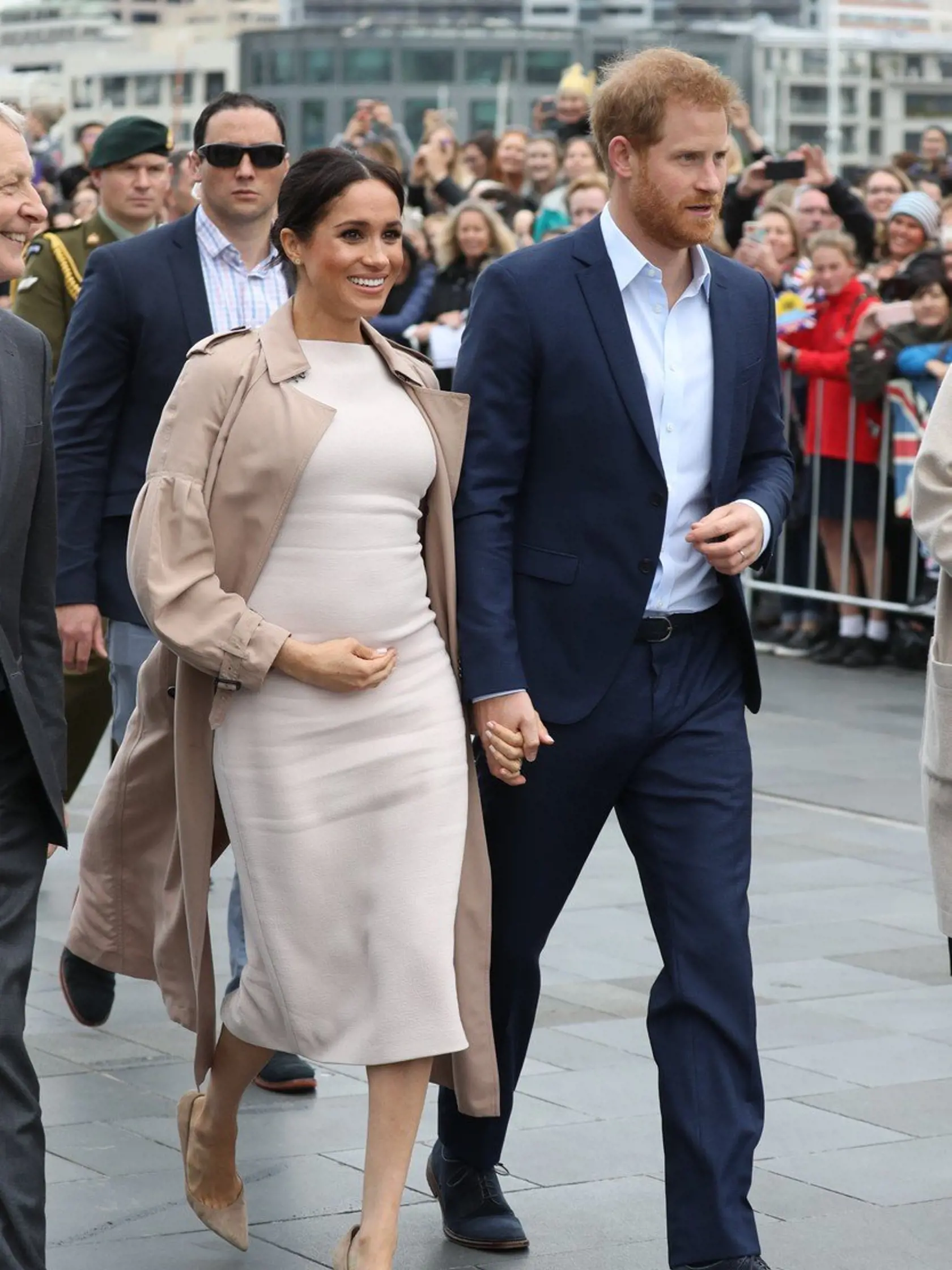 Meghan bola tehotná už počas cesty po Austrálii a Novom Zélande.