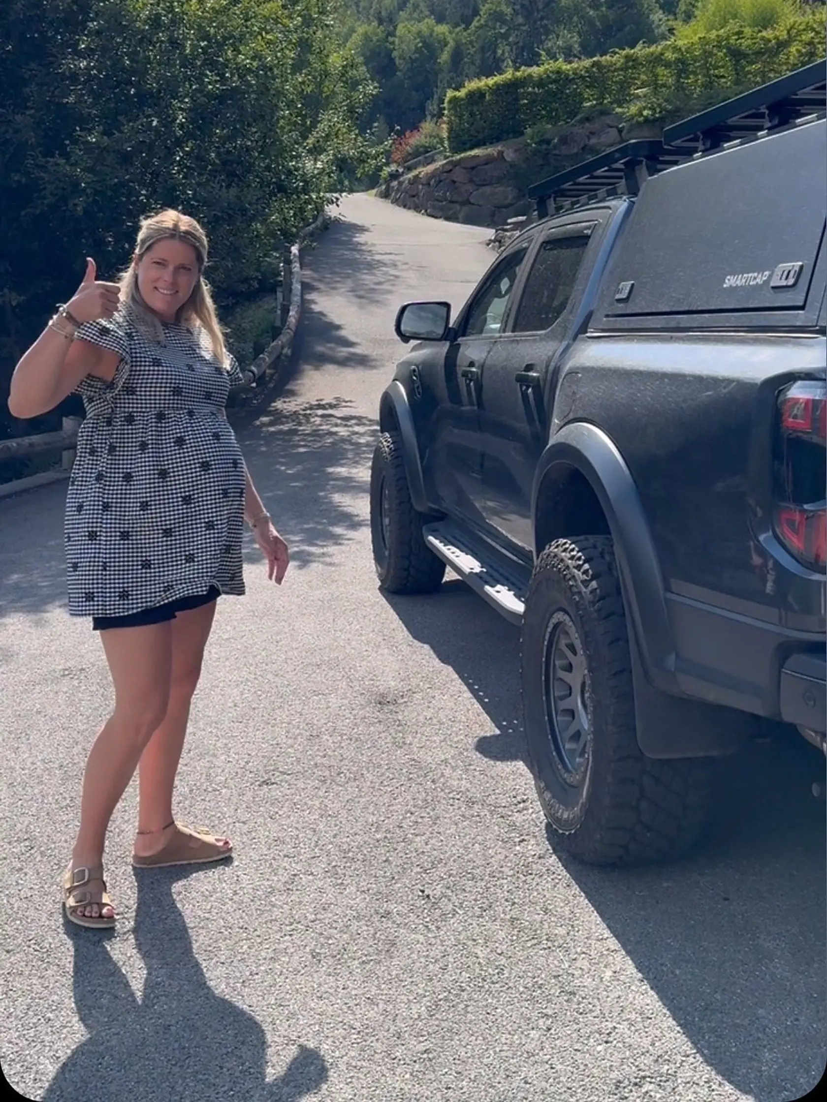Veronika má už veľké tehotenské bruško