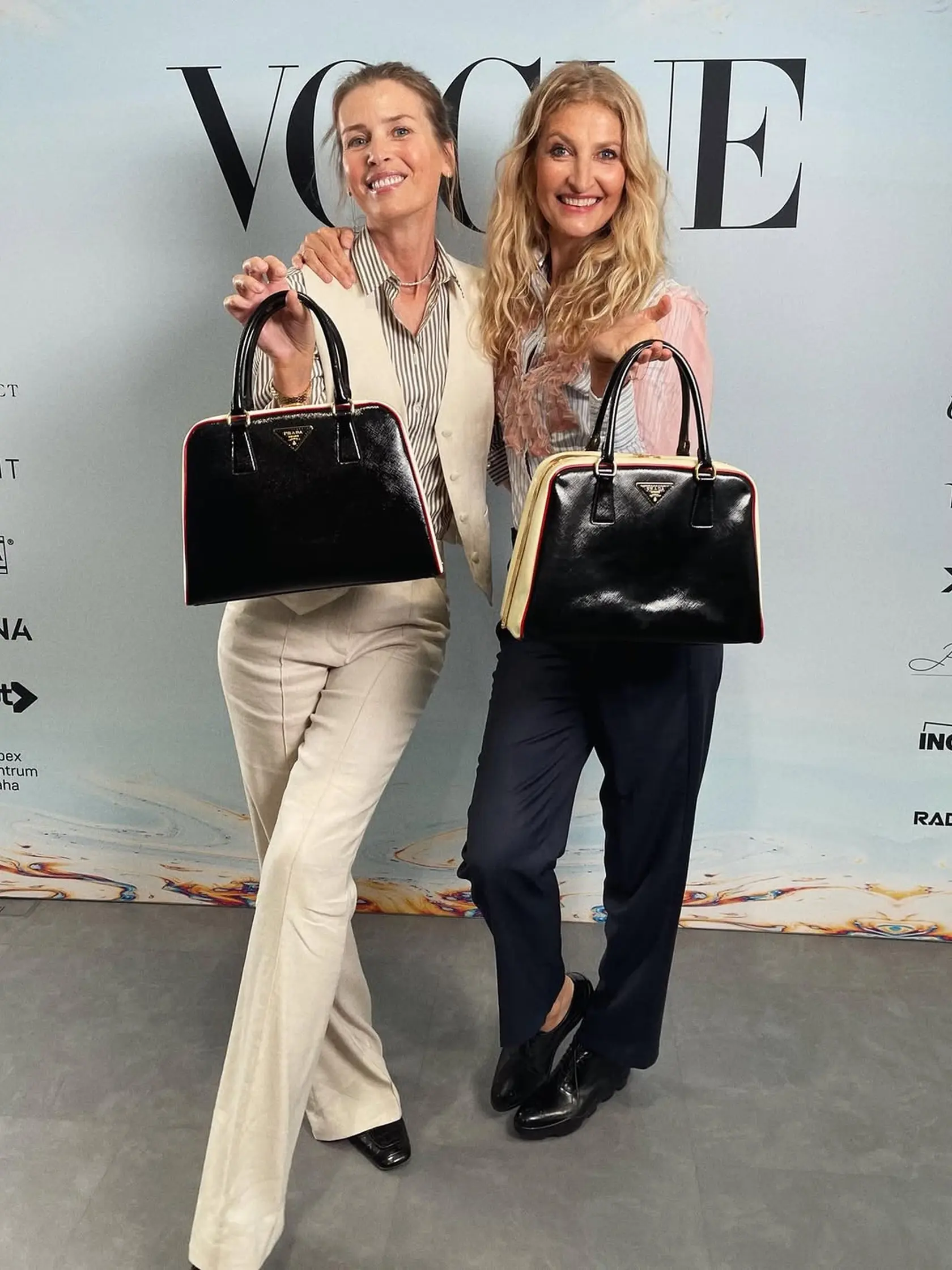 Topmodelky Daniela Peštová a Tereza Maxová. 