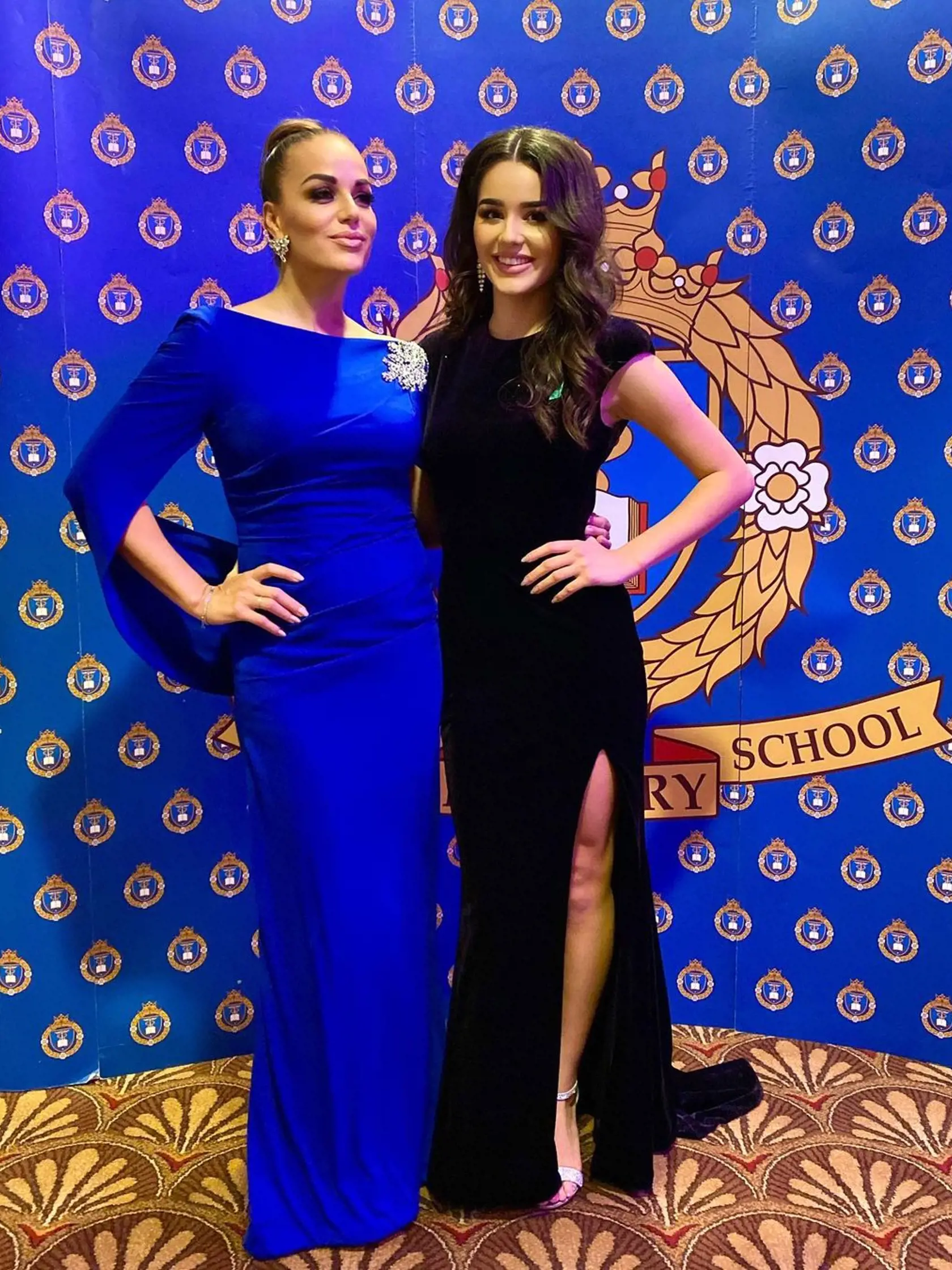 Karin Haydu na stužkovej slávnosti svojej dcéry, Vanesy Antovskej.