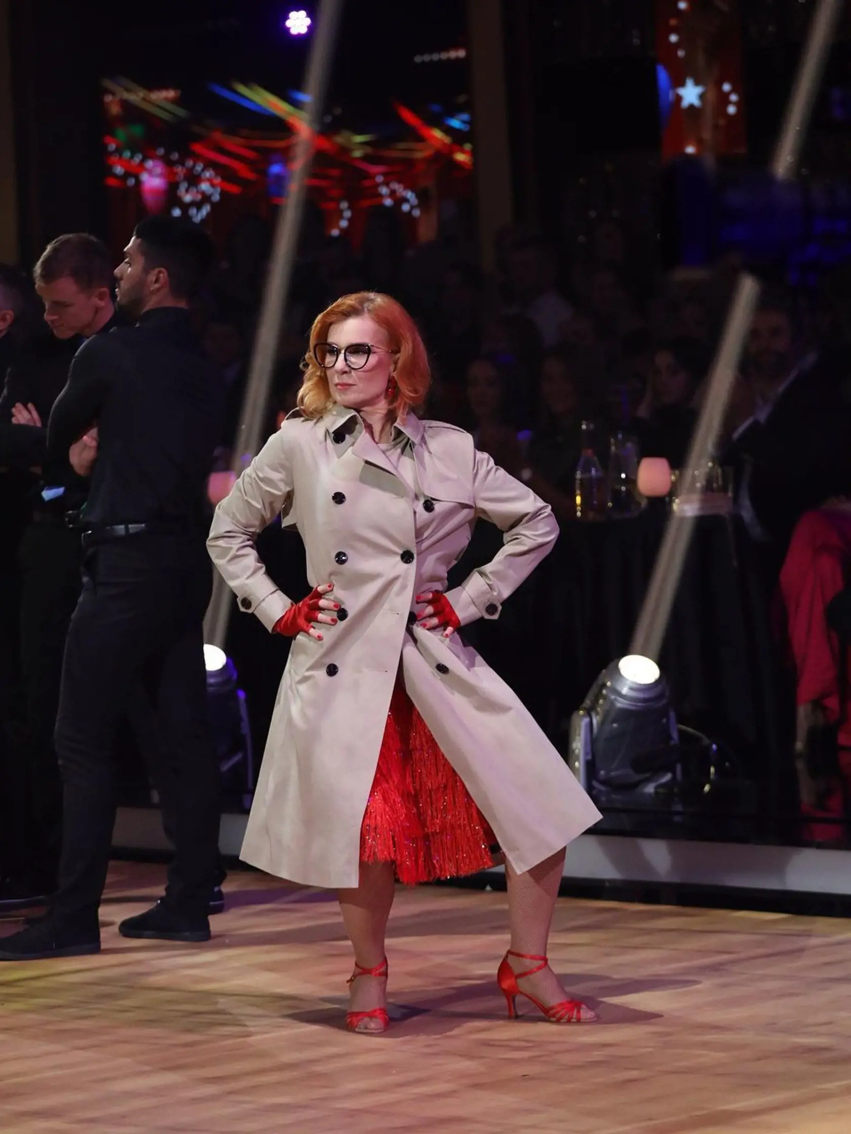 Helena Krajčírová počas svojho vystúpenia.