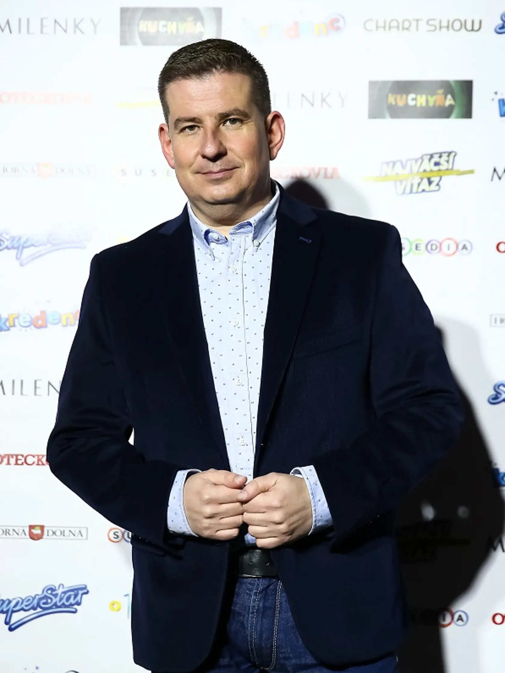 Mediálna párty televízie Markíza v jednom z Bratislavských podnikov. Na snímke Patrik Herman.