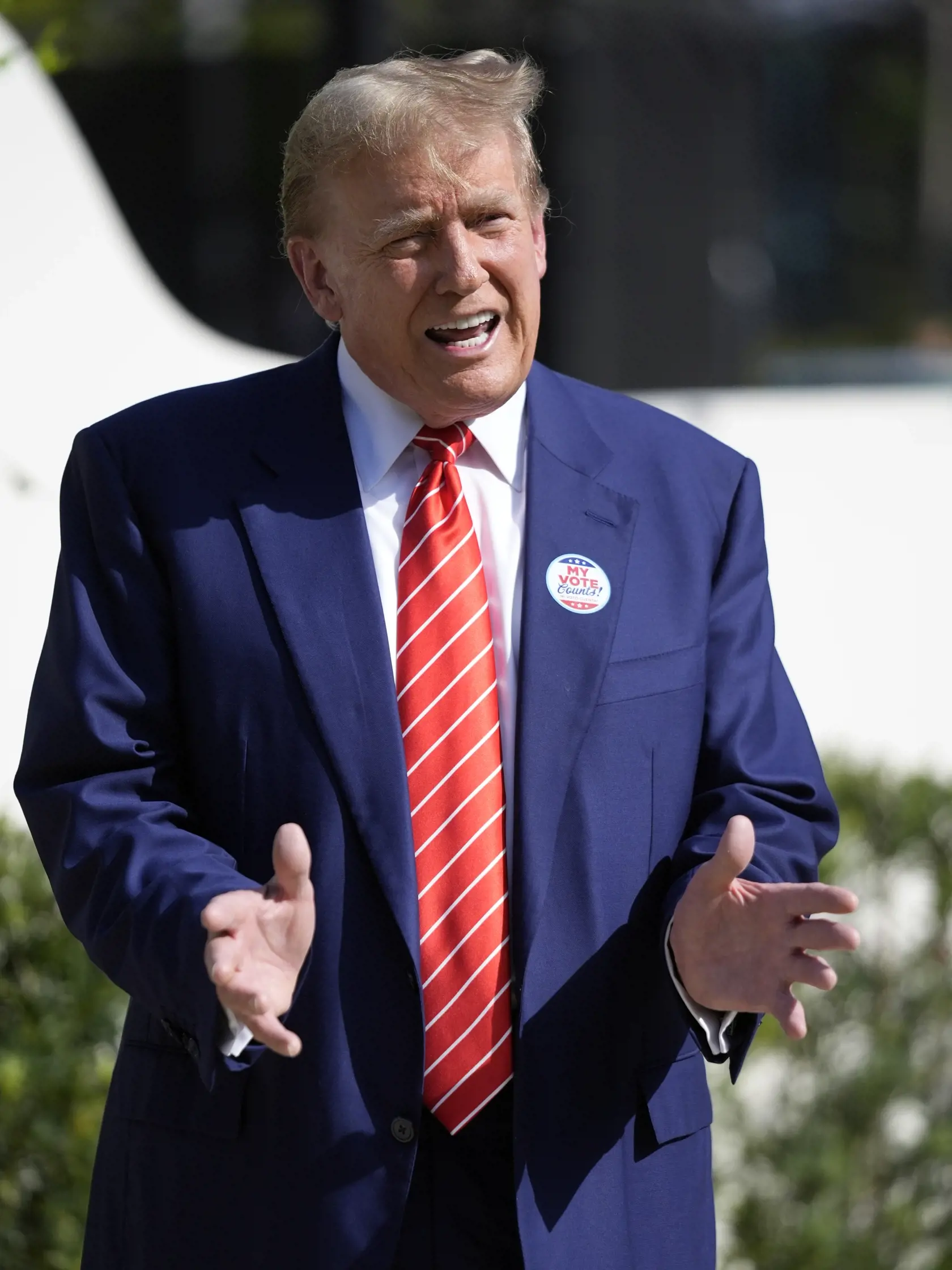 Bývalý americký prezident a republikánsky prezidentský kandidát Donald Trump.