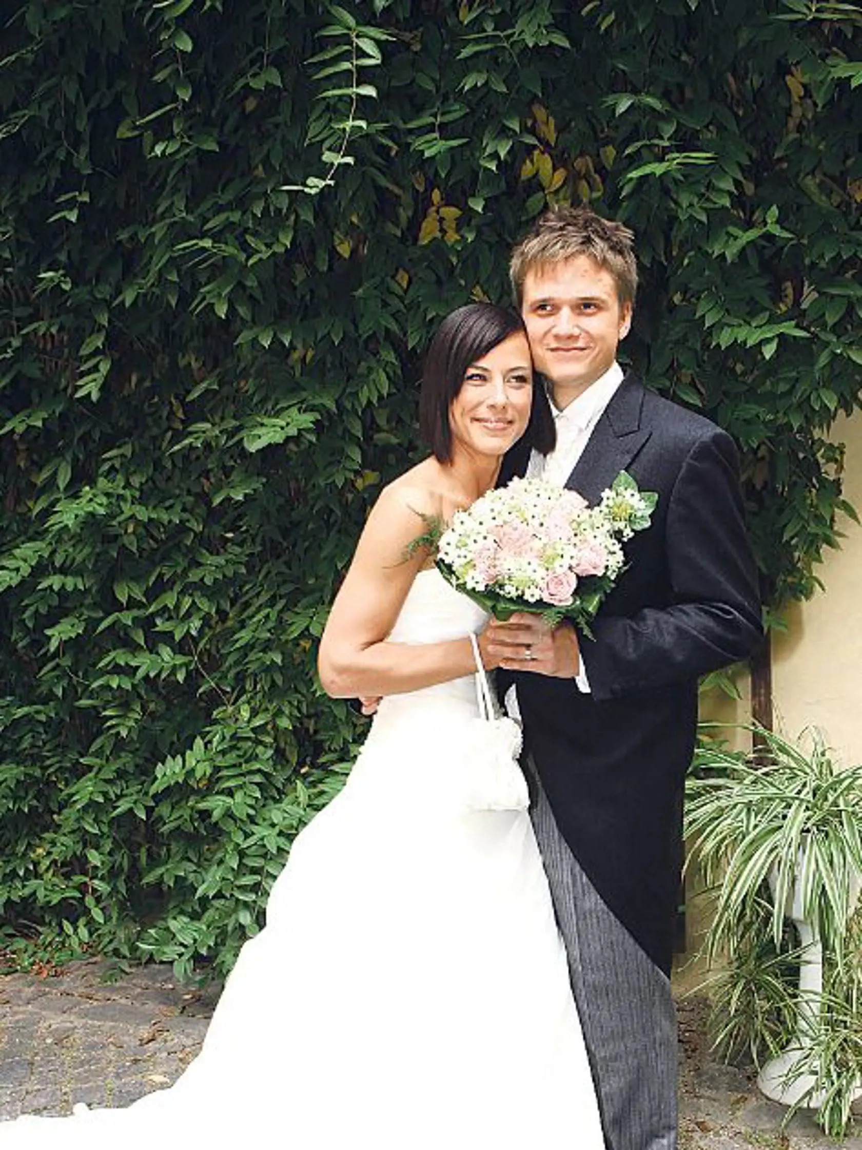 Ondřej a jeho prvá manželka Johana.