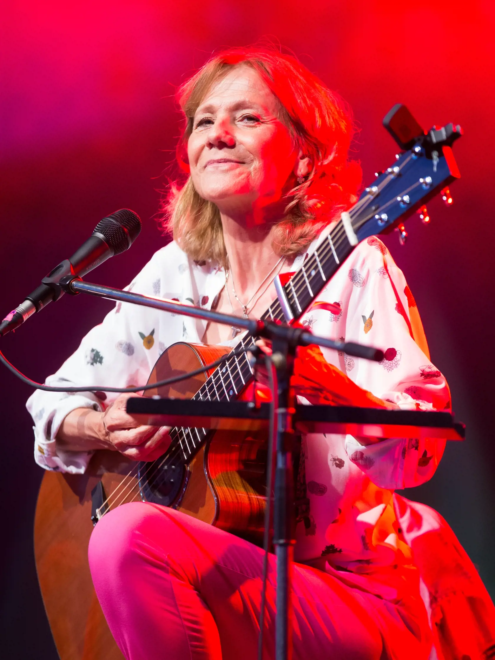 Koncert pod hradom Devín. Na snímke Lenka Filipová.
