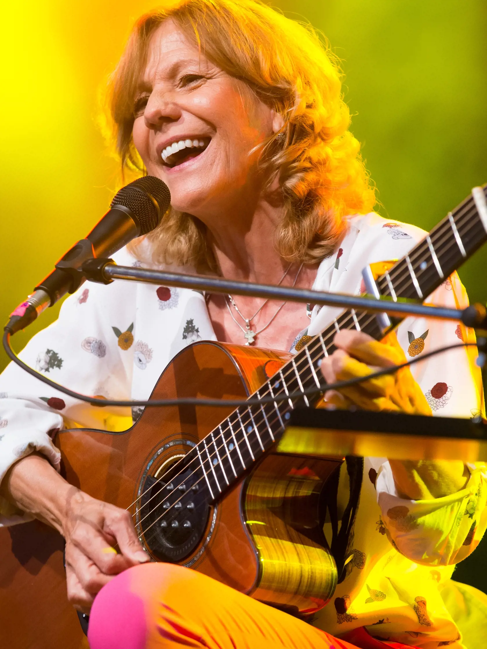 Koncert pod hradom Devín. Na snímke Lenka Filipová.