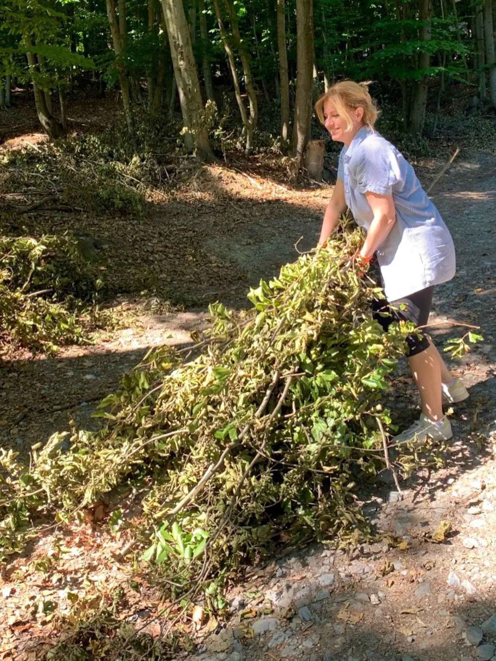 Prezidentka Zuzana Čaputová sa roboty nebojí.